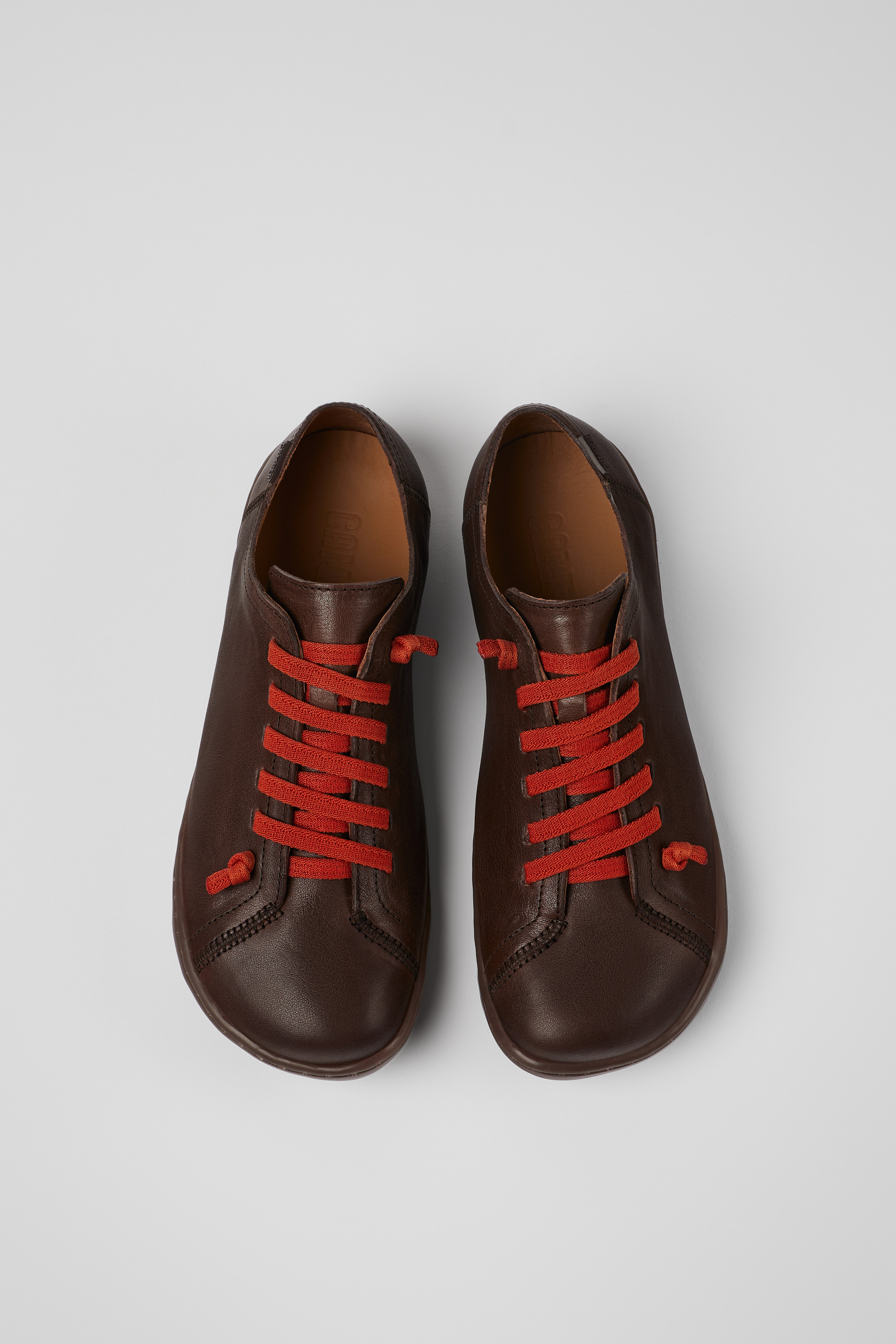 Peu - Brown leather shoes for women