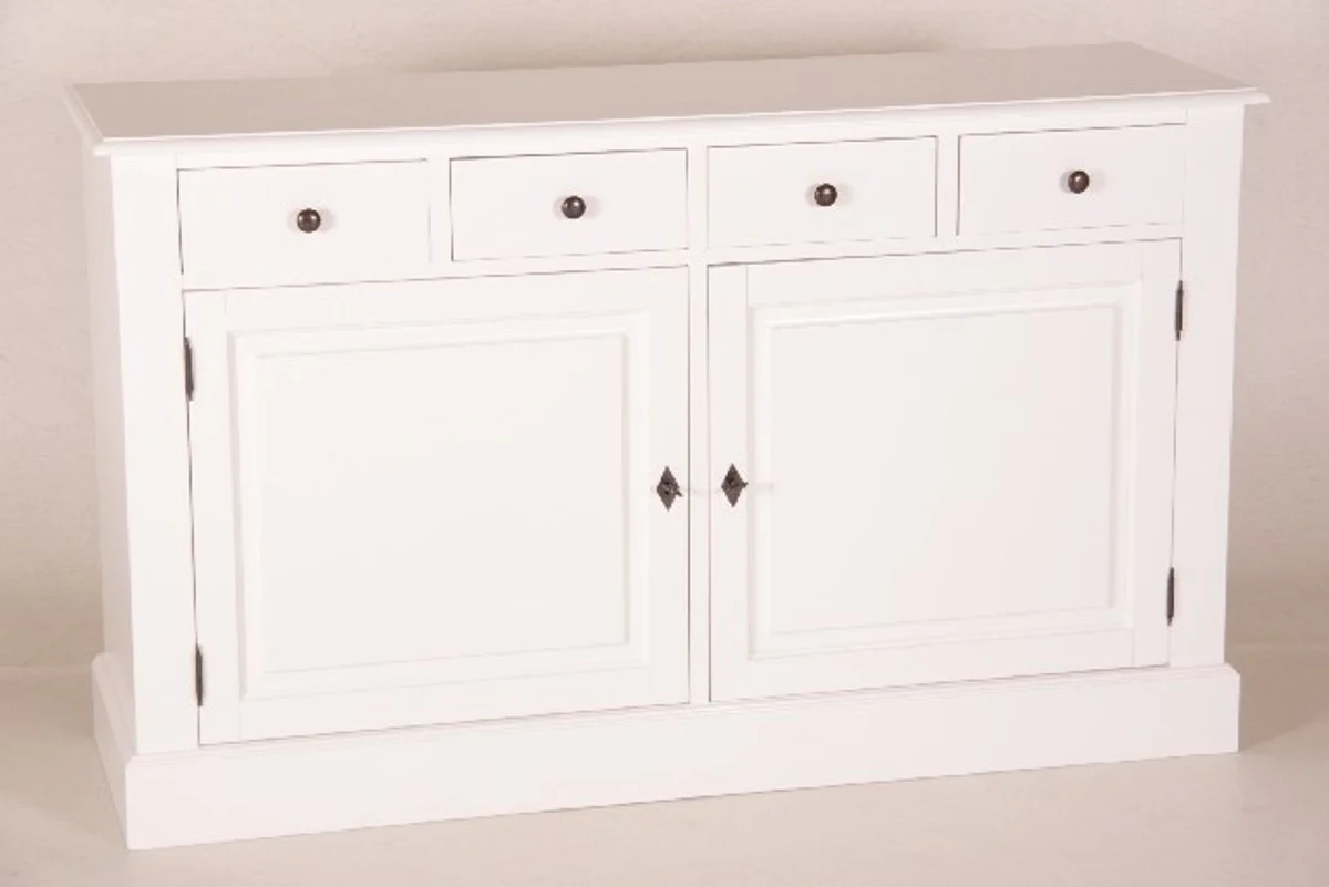 Casa Padrino Shabby Chic Cottage Style Dresser White B 150 H 90 cm furniture dining hall closet