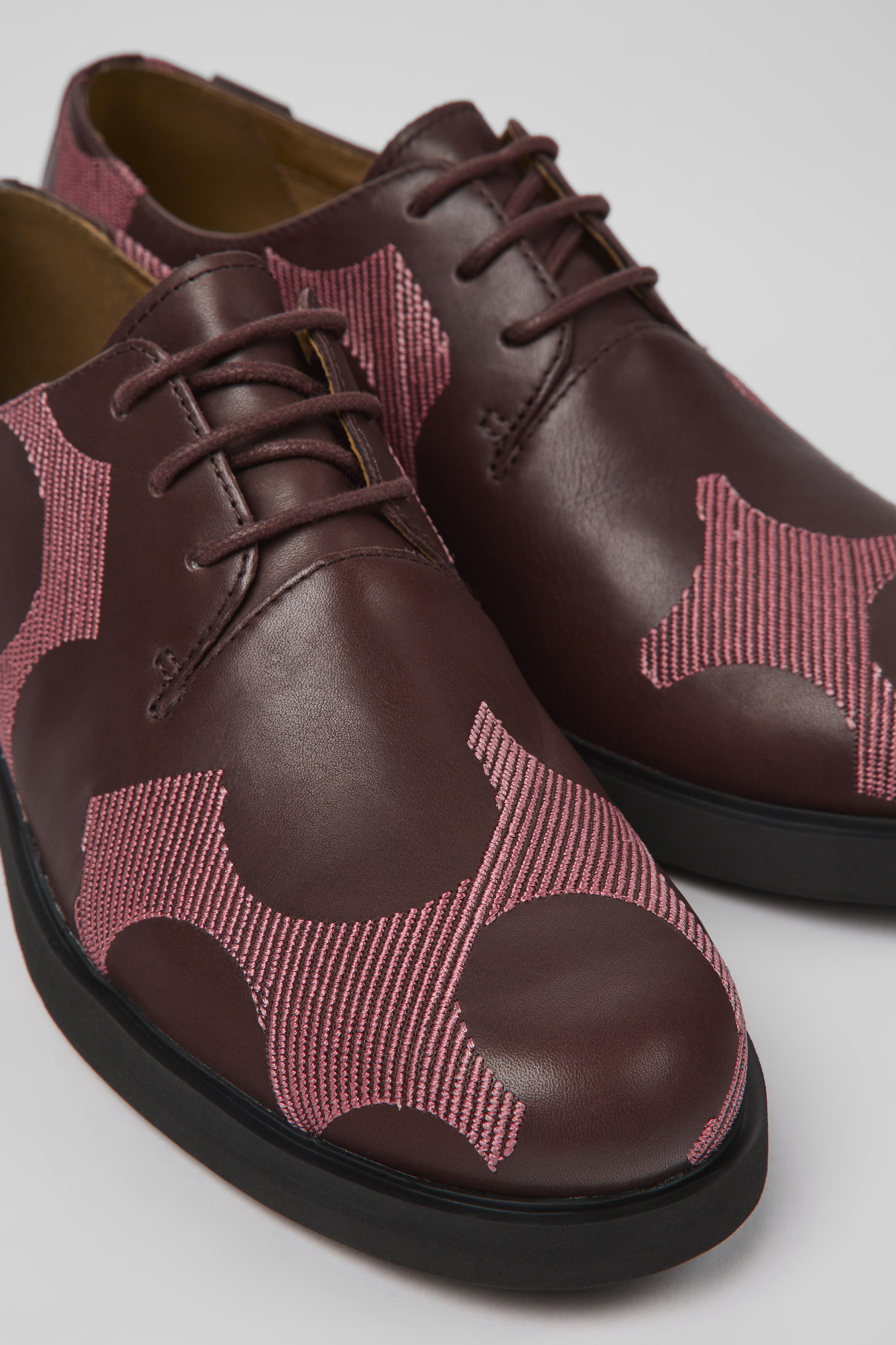 Twins - Multicolored leather shoes for women