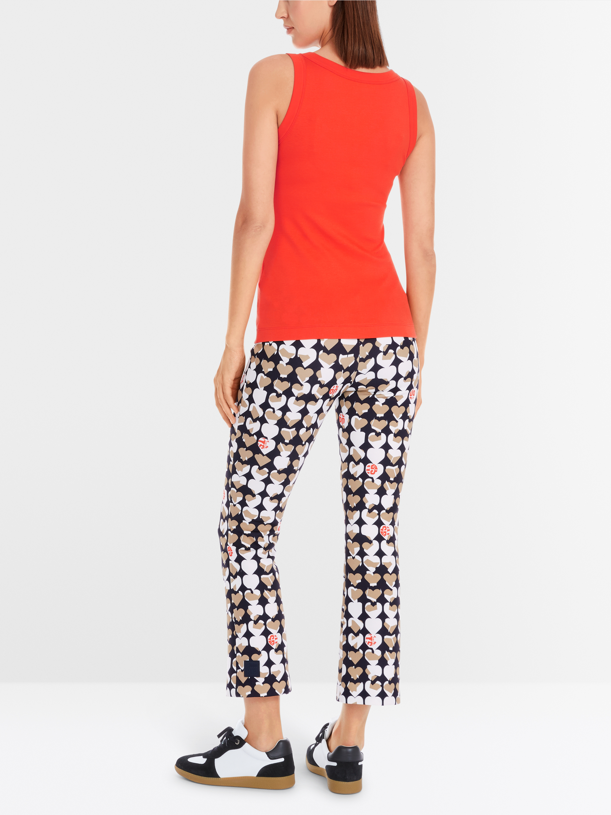 Marc-Cain Sleeveless top in cotton rib