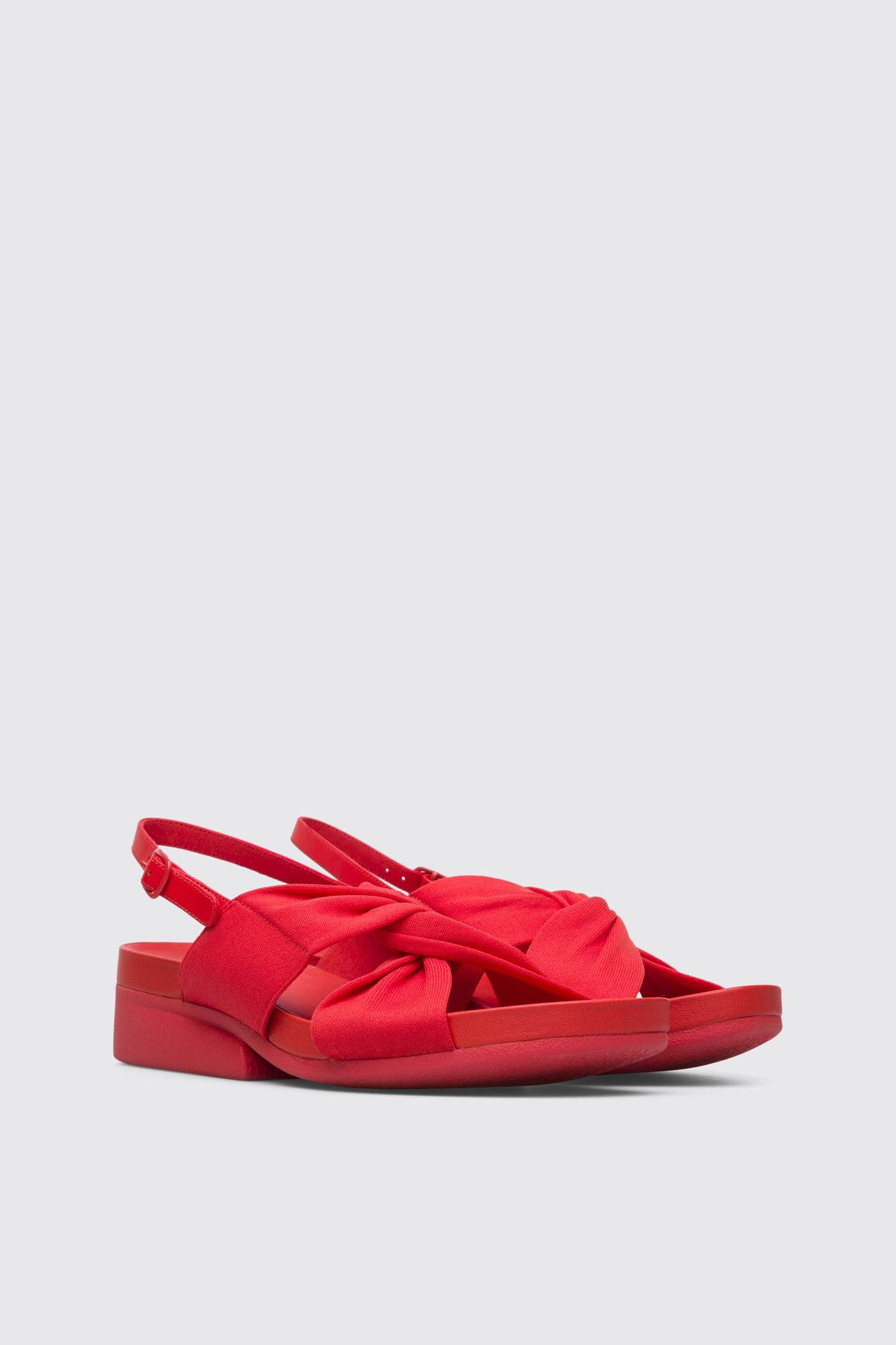 Minikaah - Red sandal for women