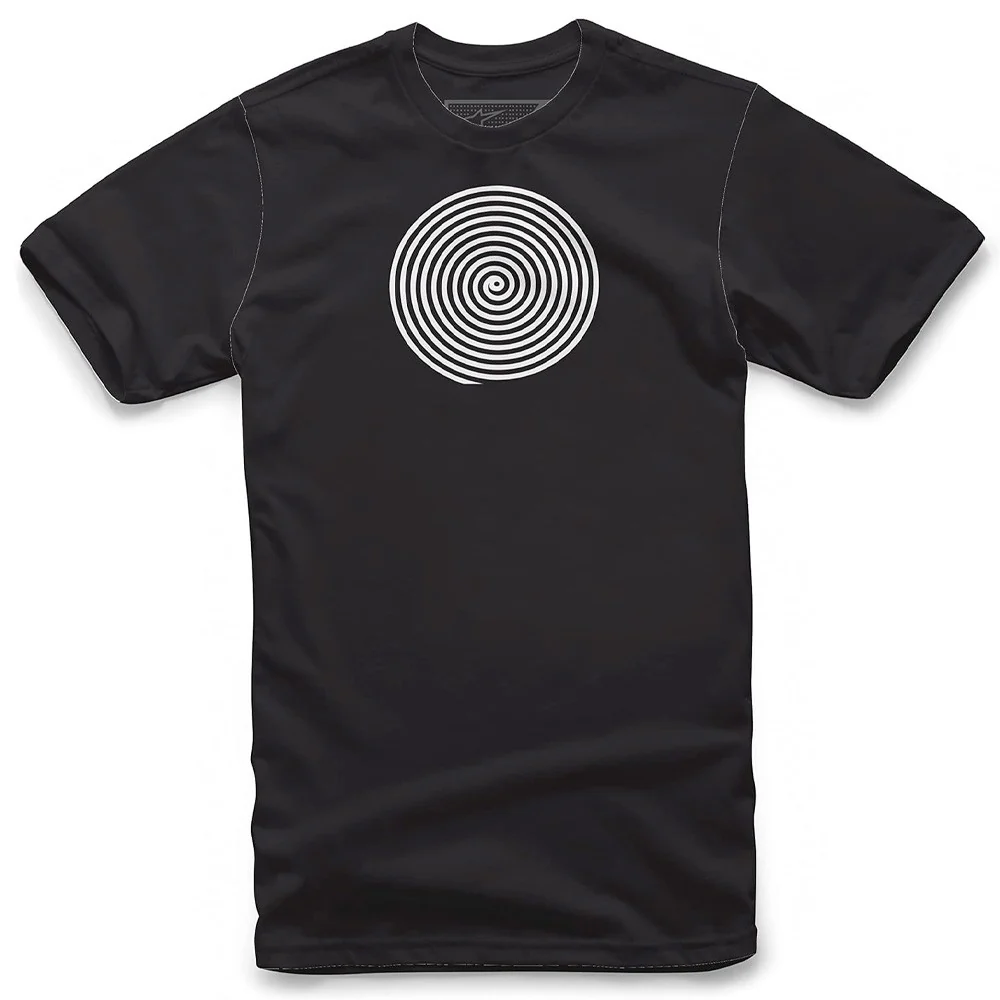 CAMISETA ALPINESTARS OSCAR SPIRAL NEGRO / BLANCO