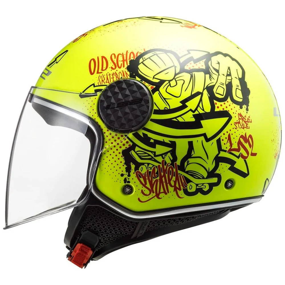 CASCO JET LS2 OF558 SPHERE LUX SKATER - AMARILLO