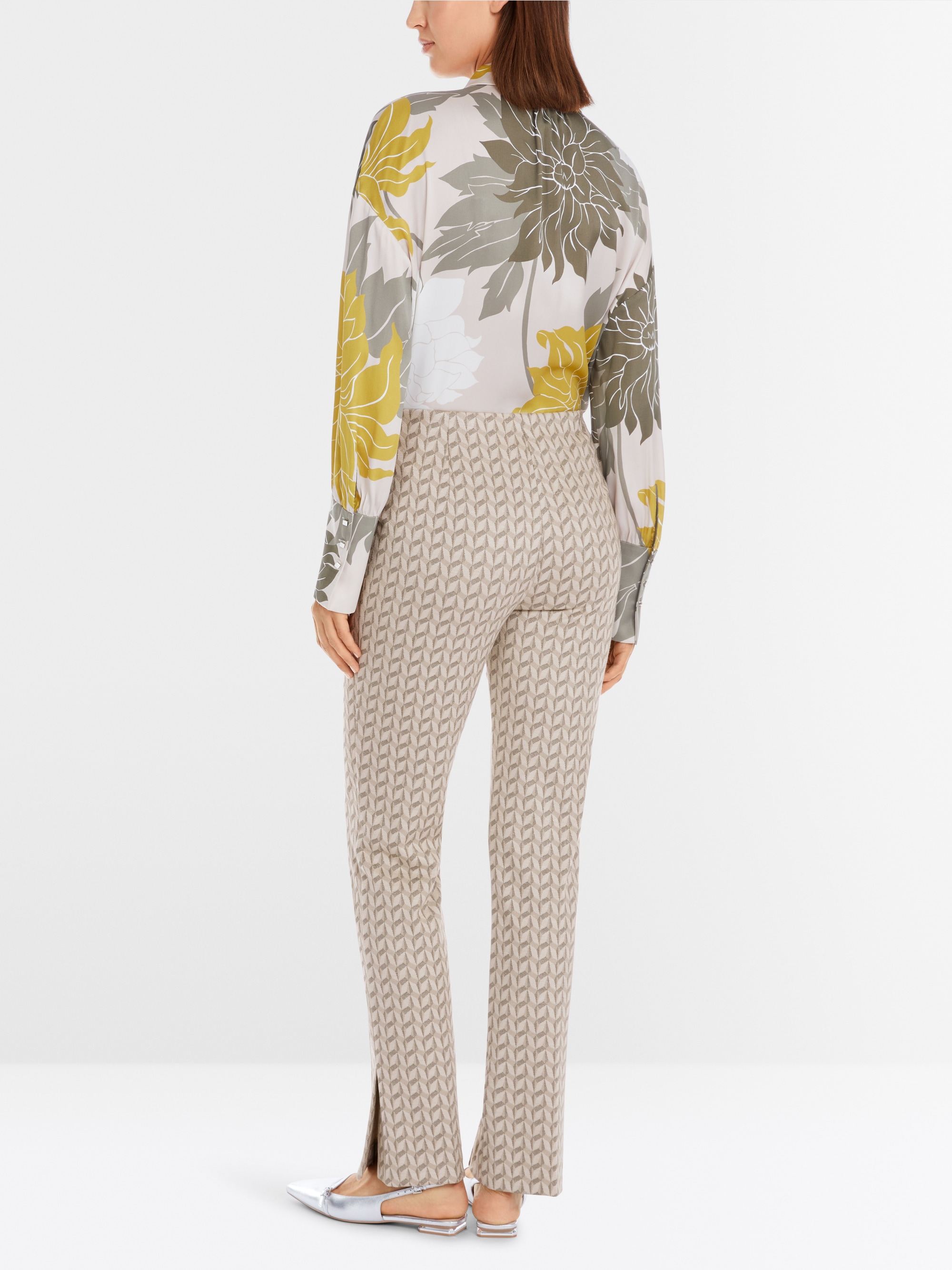 Marc-Cain FATSA jersey jacquard trousers