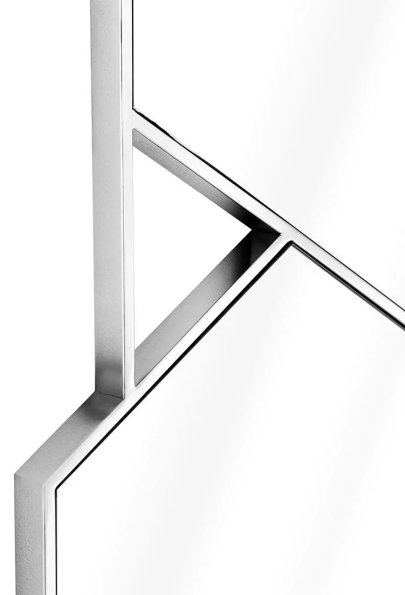 Casa Padrino espejo de lujo plateado 87 x H. 132 cm - espejo de sala de estar