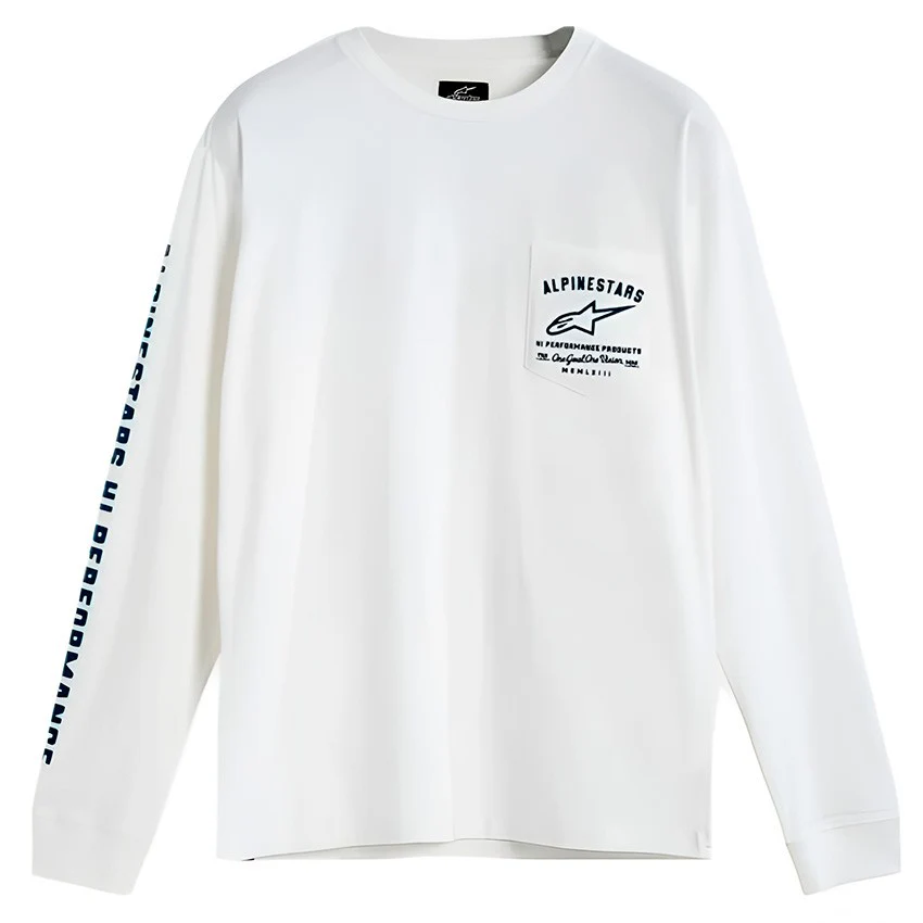 CAMISETA ALPINESTARS REP LONG SLEEVES BLANCO