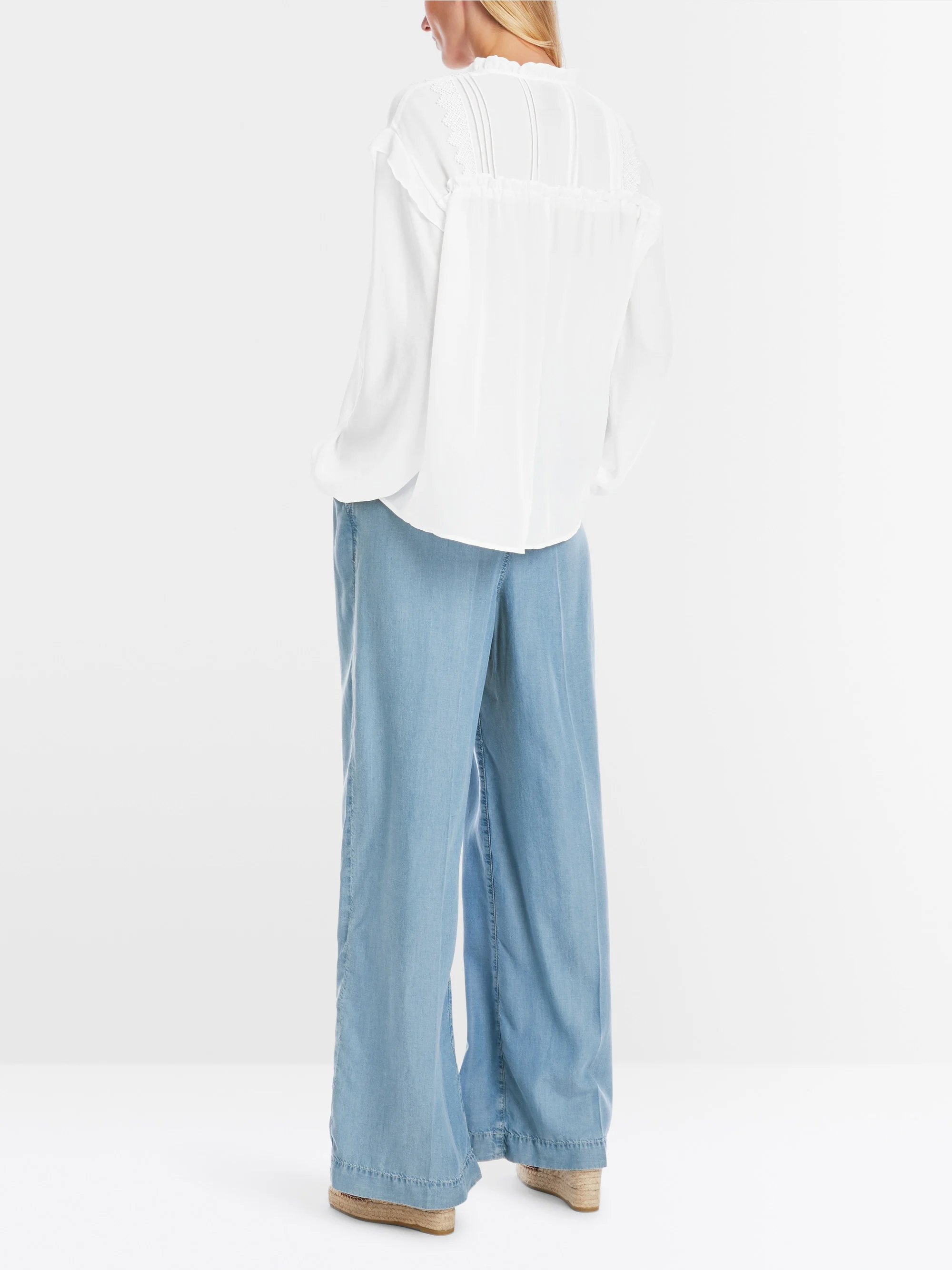 Marc-Cain Rethink Together blouse with lace