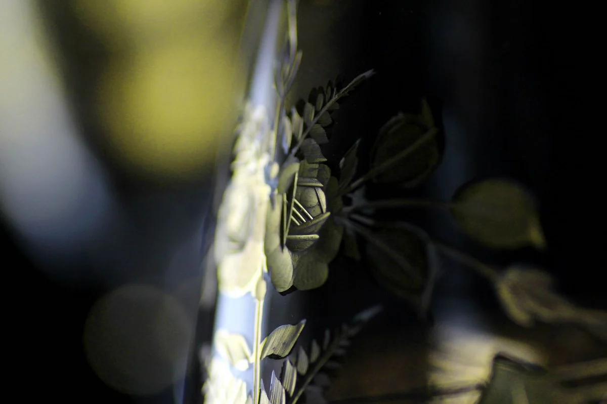 Casa Padrino copa de champ¨¢n barroco de lujo oro ? 7 x A. 24,5 cm - Copa de champ¨¢n hecha a mano y grabada a mano - Accesorios para Hoteles y Restaurantes - Calidad de Lujo