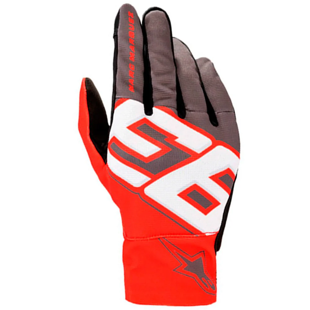 GUANTES ALPINESTARS ARAGON MM93 GRIS / BLANCO / ROJO