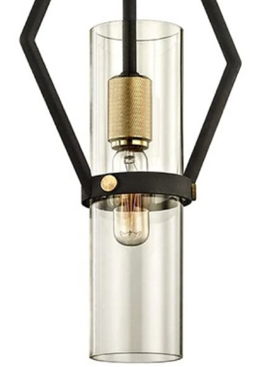 Casa Padrino lámpara de pared de lujo bronce / latón 17,8 x 11,4 x H. 40,6 cm - Lámpara de Pared de Diseño para Sala de Estar