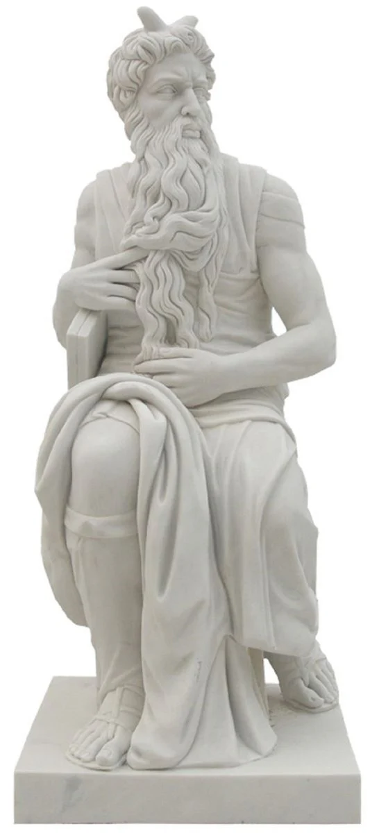 Casa Padrino escultura decorativa de jard¨ªn de estilo antiguo de m¨¢rmol diablo gris A. 123 cm