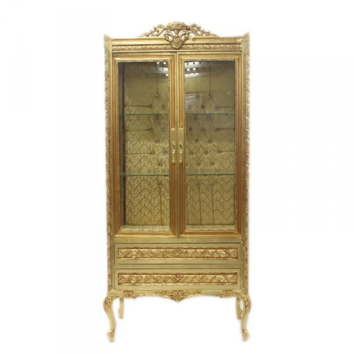 Casa Padrino Baroque showcase gold ModF4 - display cabinet