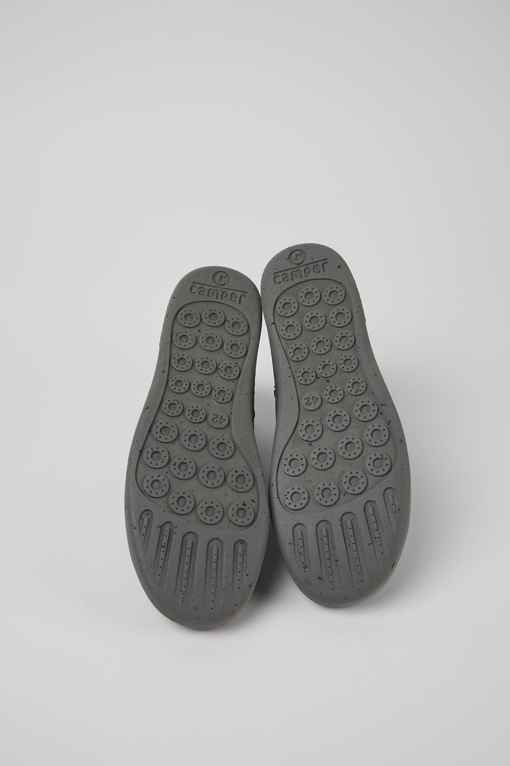 Peu Touring - Blue textile ankle boots for men