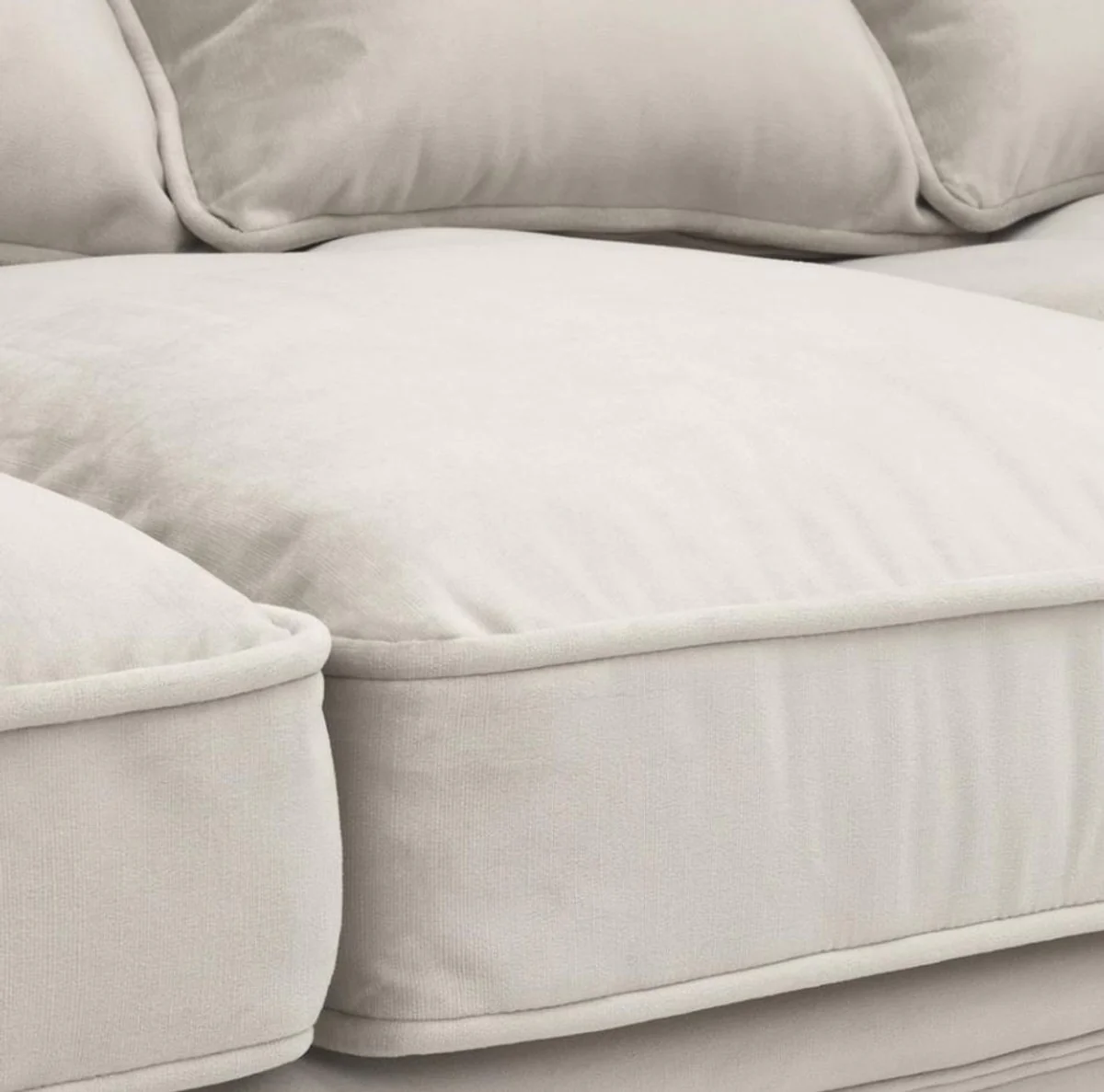 Casa Padrino de dise?o de lujo de 3 plazas gris - muebles del hotel de lujo