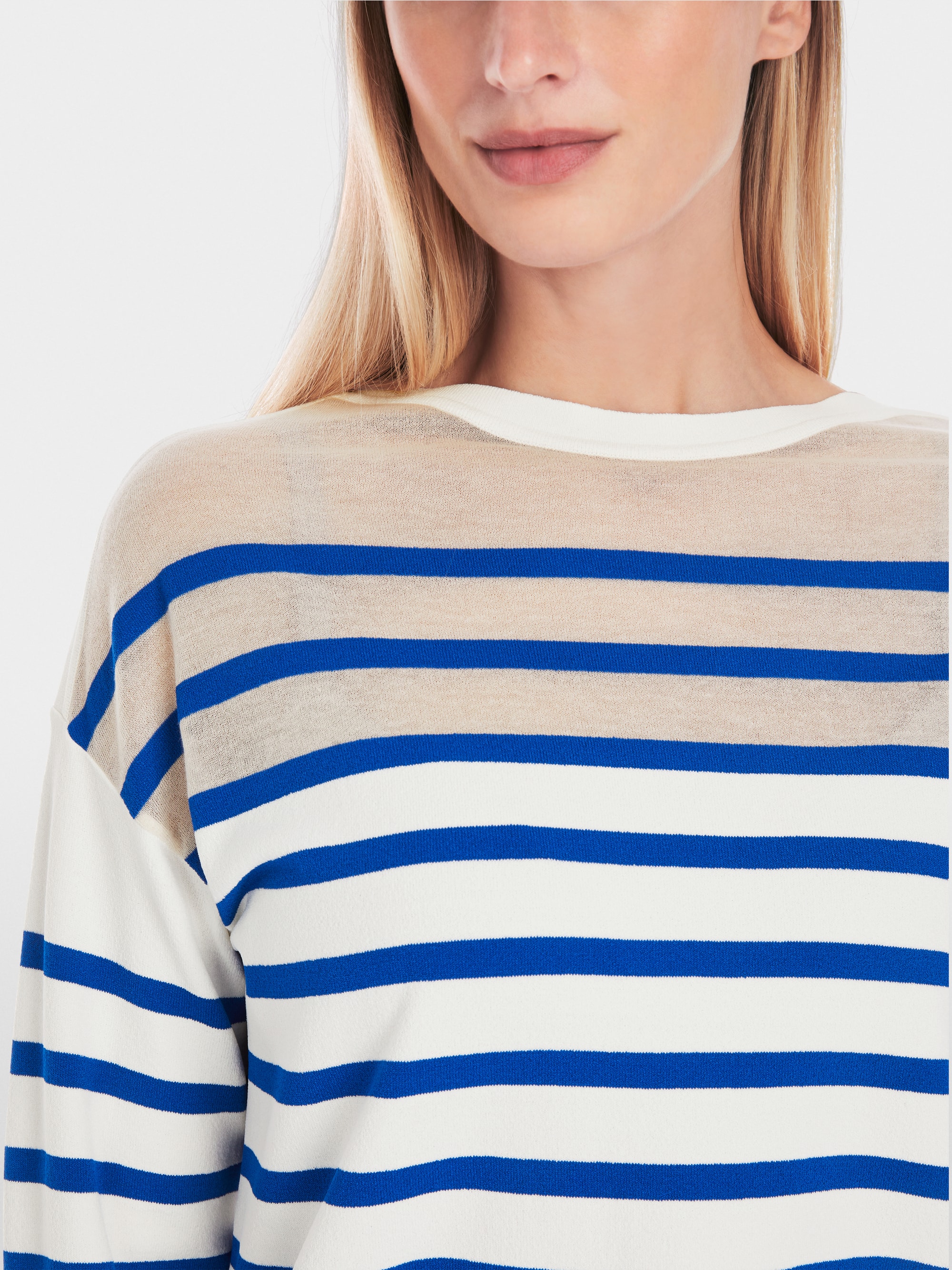Marc-Cain Rethink Together striped jumper