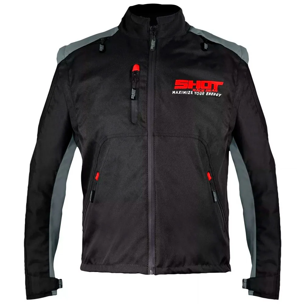 CHAQUETA SHOT CONTACT NEGRO / ROJO
