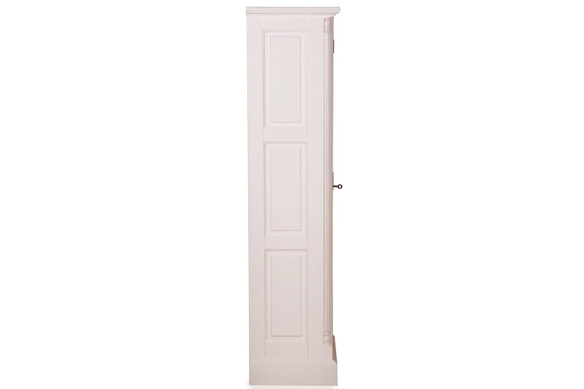 Armario de archivador Casa Padrino Country blanco 50 x 40 x H. 166 cm - Muebles de estilo country