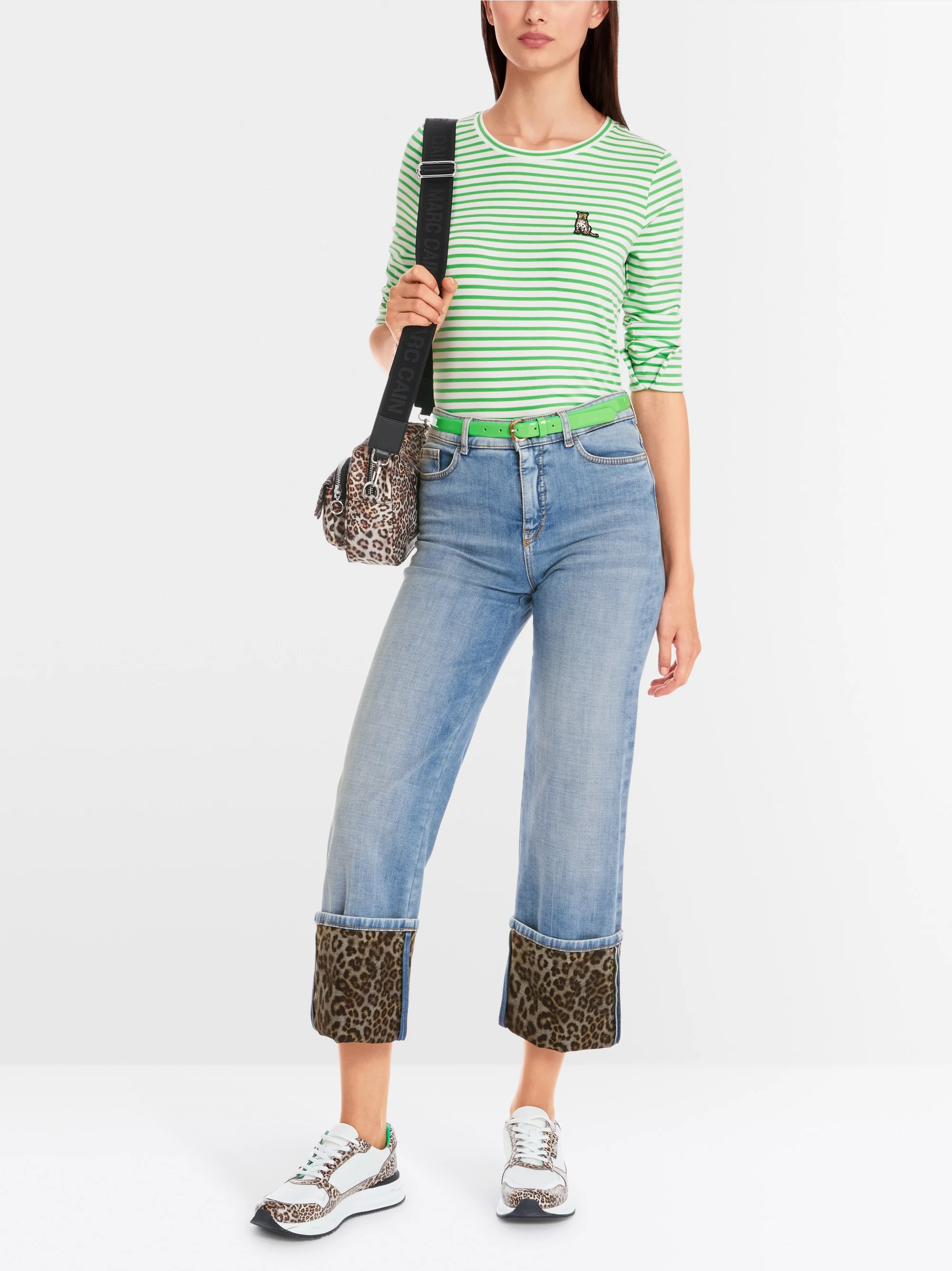 Marc-Cain Long sleeve with striped pattern