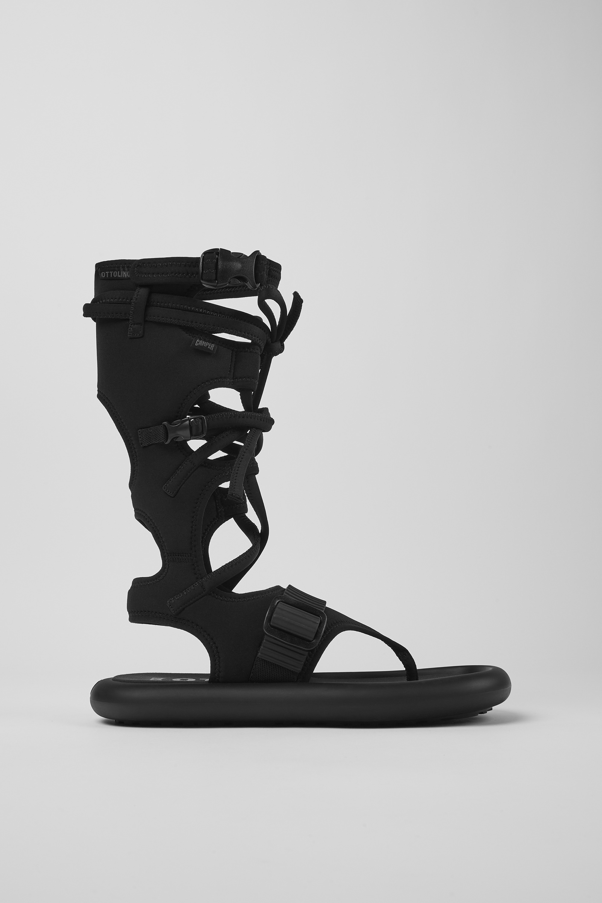 Ottolinger - Black sandals for men by Camper x Ottolinger