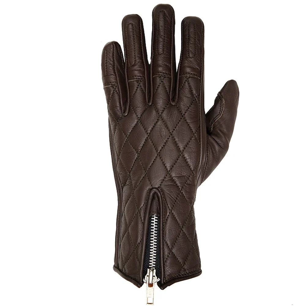 GUANTES VERANO CAFE RACER OUT LYNN LADY MARRON