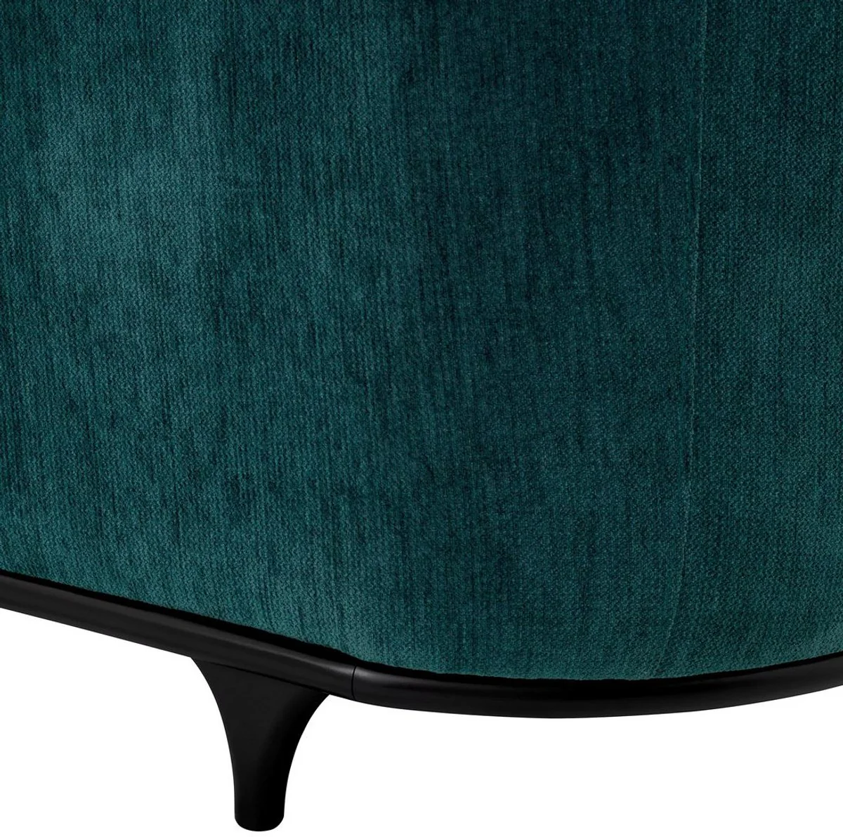 Casa Padrino sof¨¢ de lujo verde / negro 240 x 96 x A. 74,5 cm - Sof¨¢ de sal¨®n con 2 cojines - Muebles de sal¨®n - Muebles de lujo - Interior de sal¨®n - Interior de lujo - Calidad de lujo