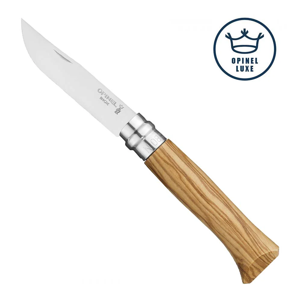 Opinel Nº8 Olivo – Navaja de bolsillo serie Lujo