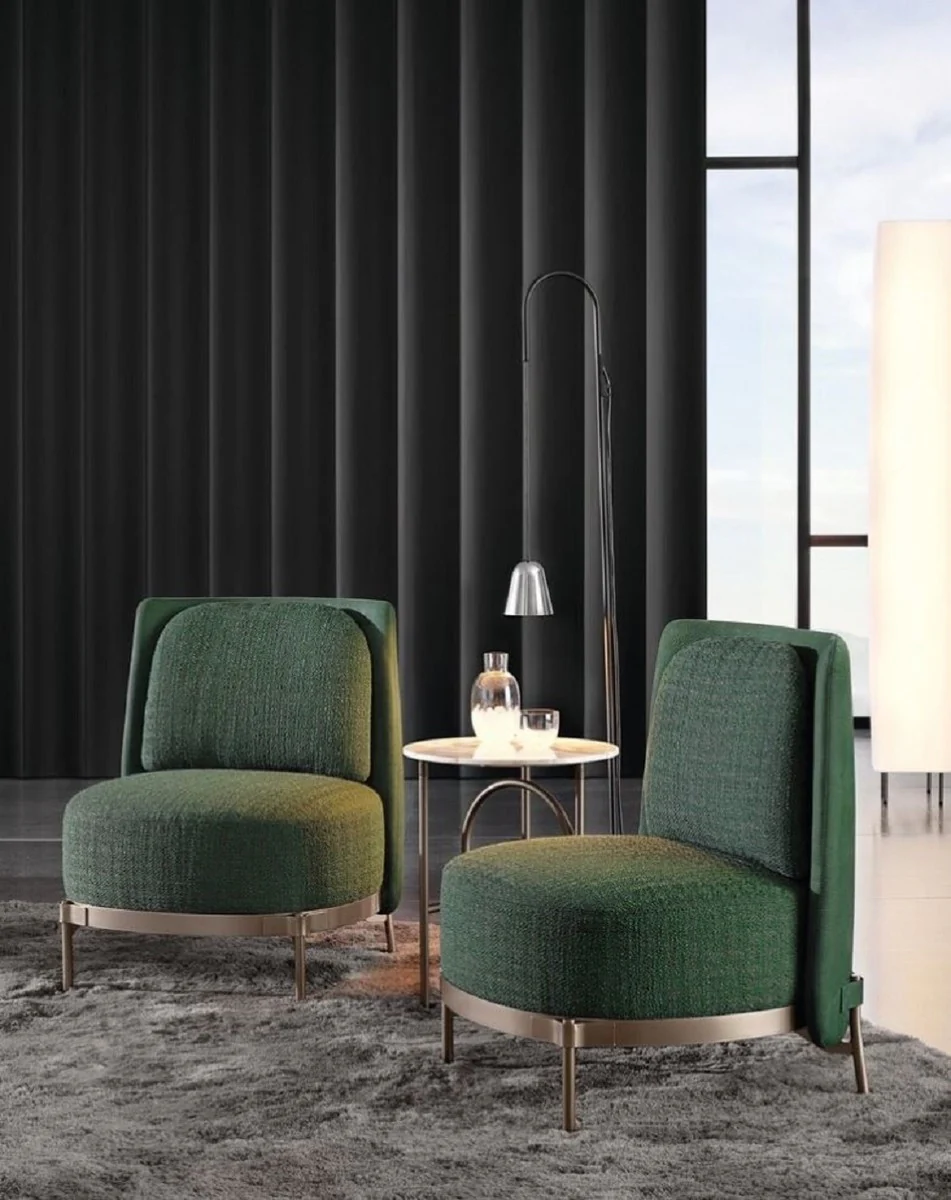 Casa Padrino sill¨®n de sal¨®n y hotel de lujo verde / bronce - Muebles de sal¨®n y hotel