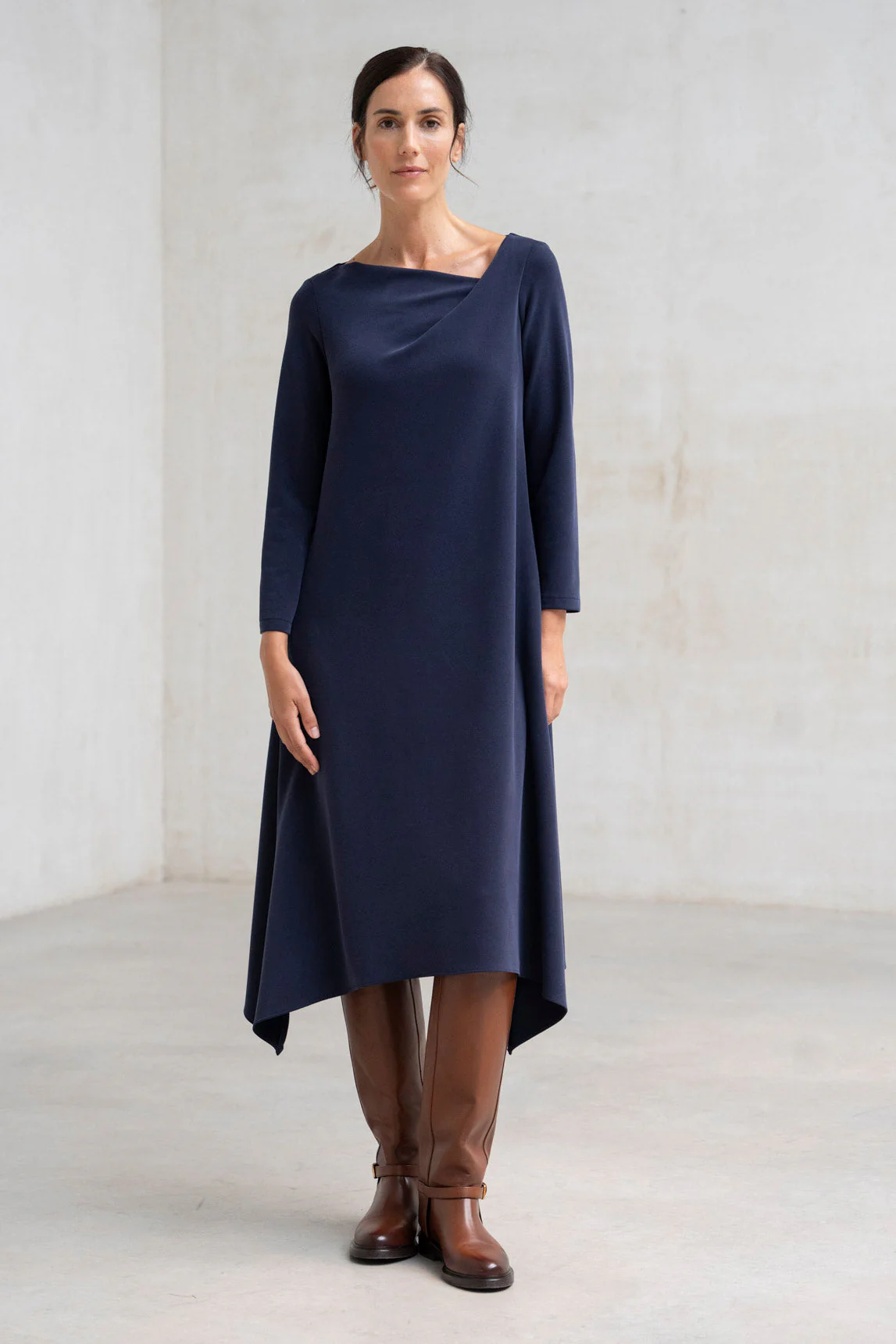 Rivera-spain Vestido Livia marino