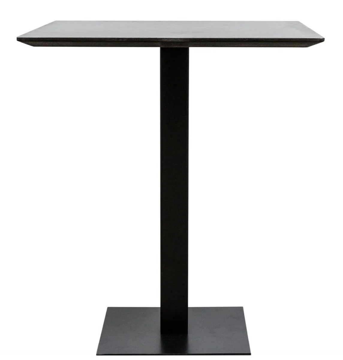 Casa Padrino mesa de bar de lujo con mesa revestida de mineral 70 x 70 x H. 100 cm - Colección de Lujo