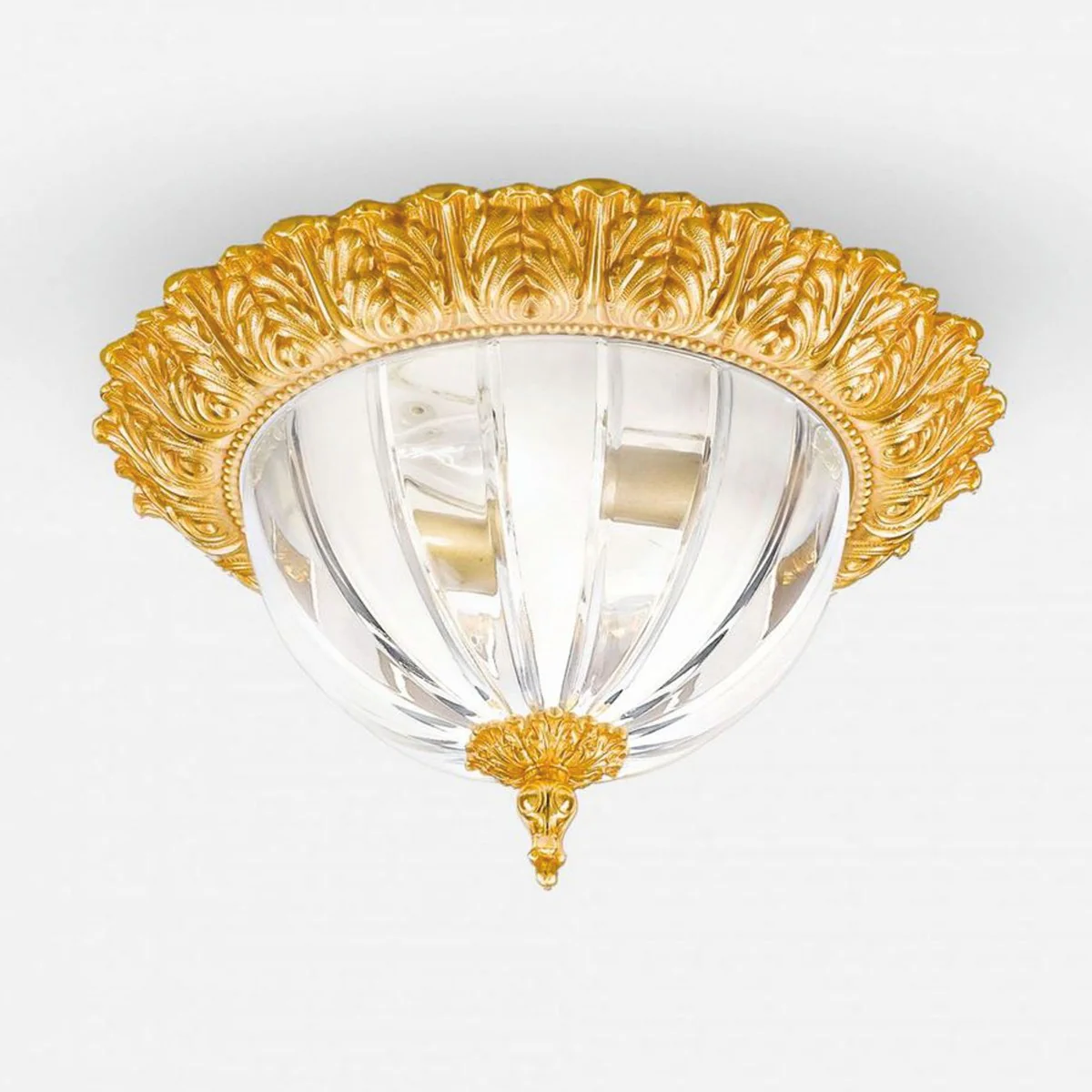 Casa Padrino l¨¢mpara de techo barroco de lujo oro ? 31 x A. 17 cm - Hecho en Italia