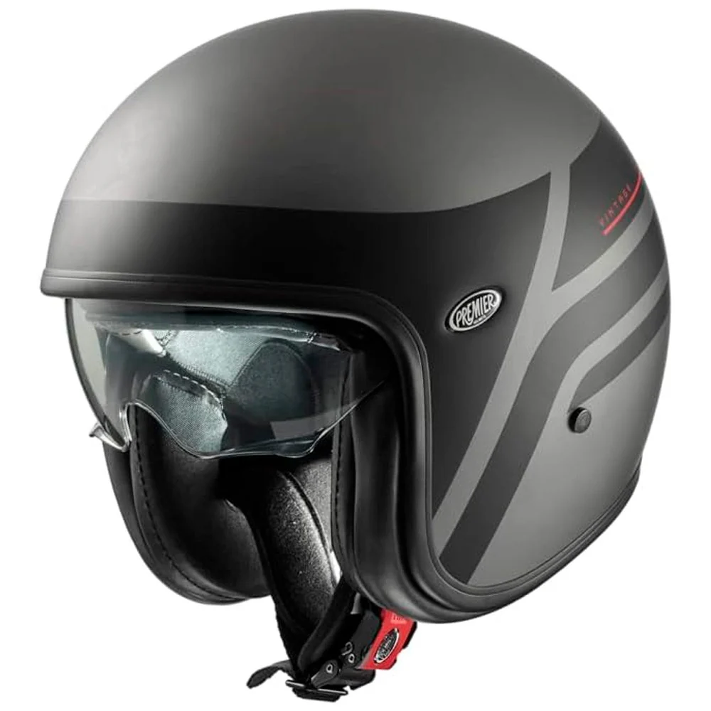 CASCO JET PREMIER VINTAGE K17 BM GRIS / NEGRO