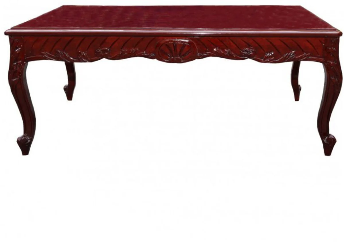 Casa Padrino Baroque mahogany coffee table 120 x 80 cm - baroque coffee table