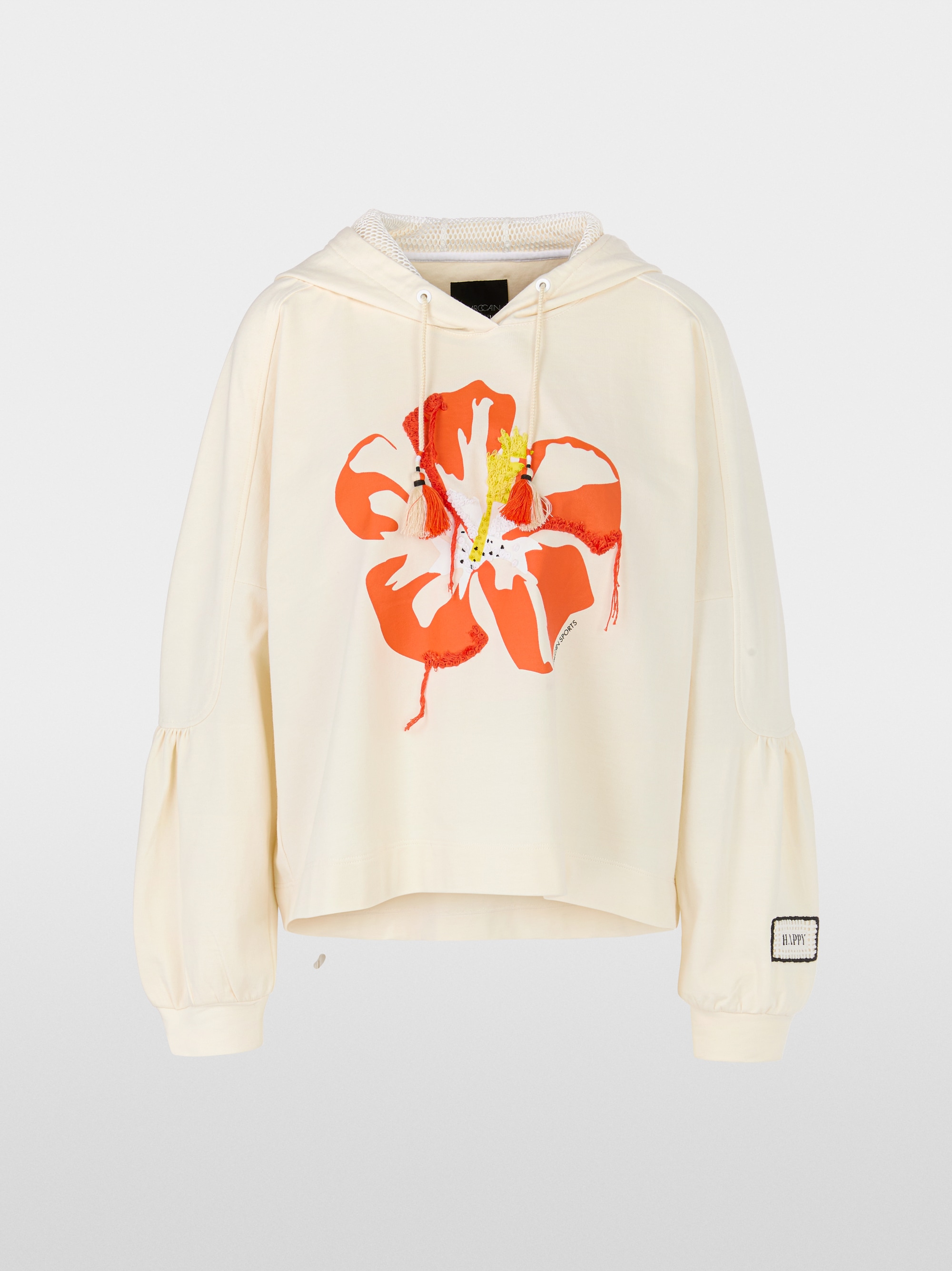 Marc-Cain Sweatshirt with 3D hibiscus print