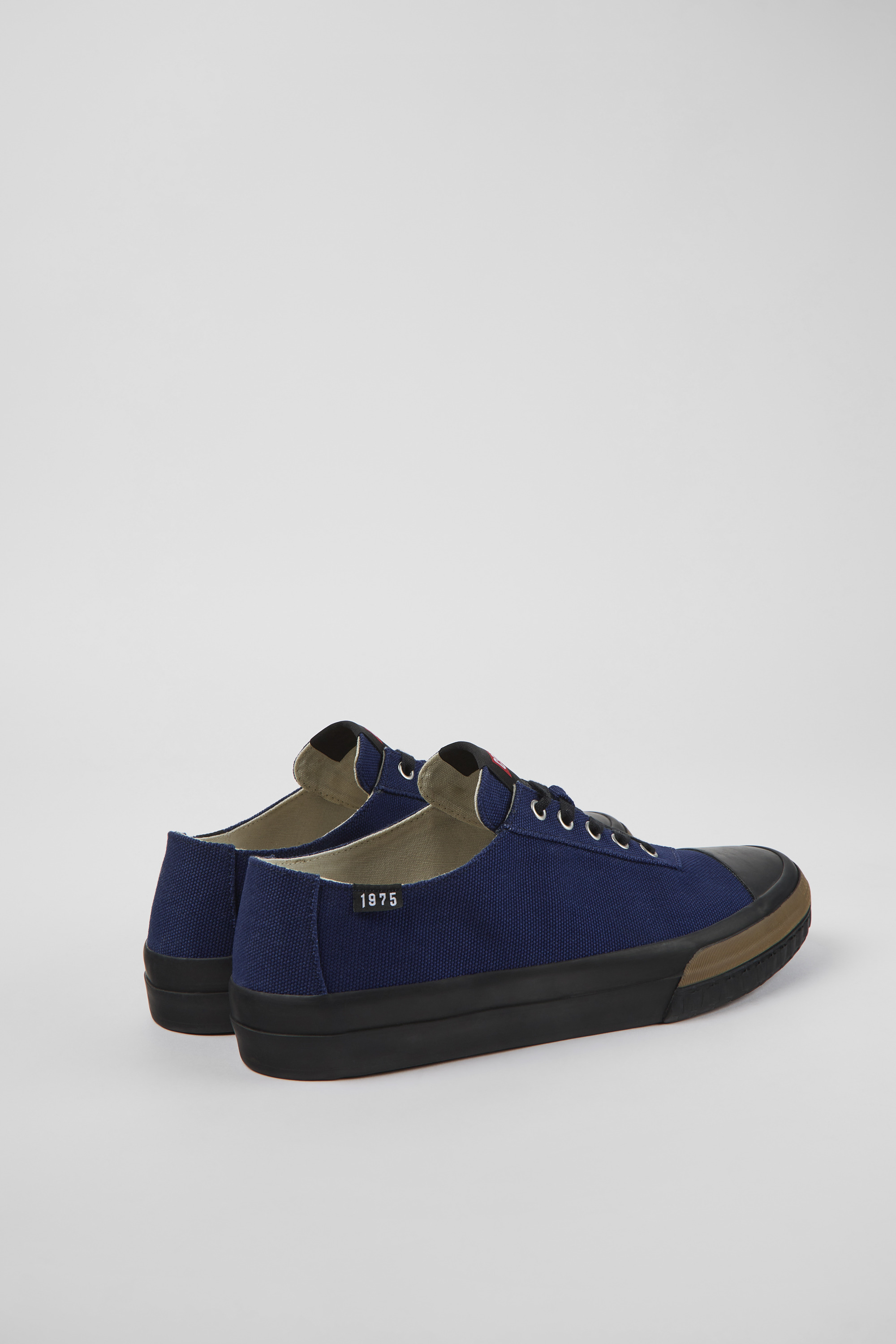 Camaleon - Blue recycled cotton sneakers for men