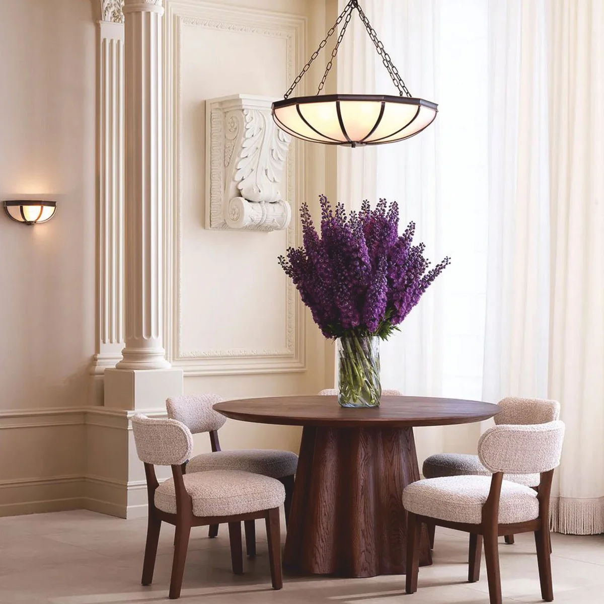 Casa Padrino l¨¢mpara de pared de lujo bronce / blanco 33 cm - Apliques de pared de lujo