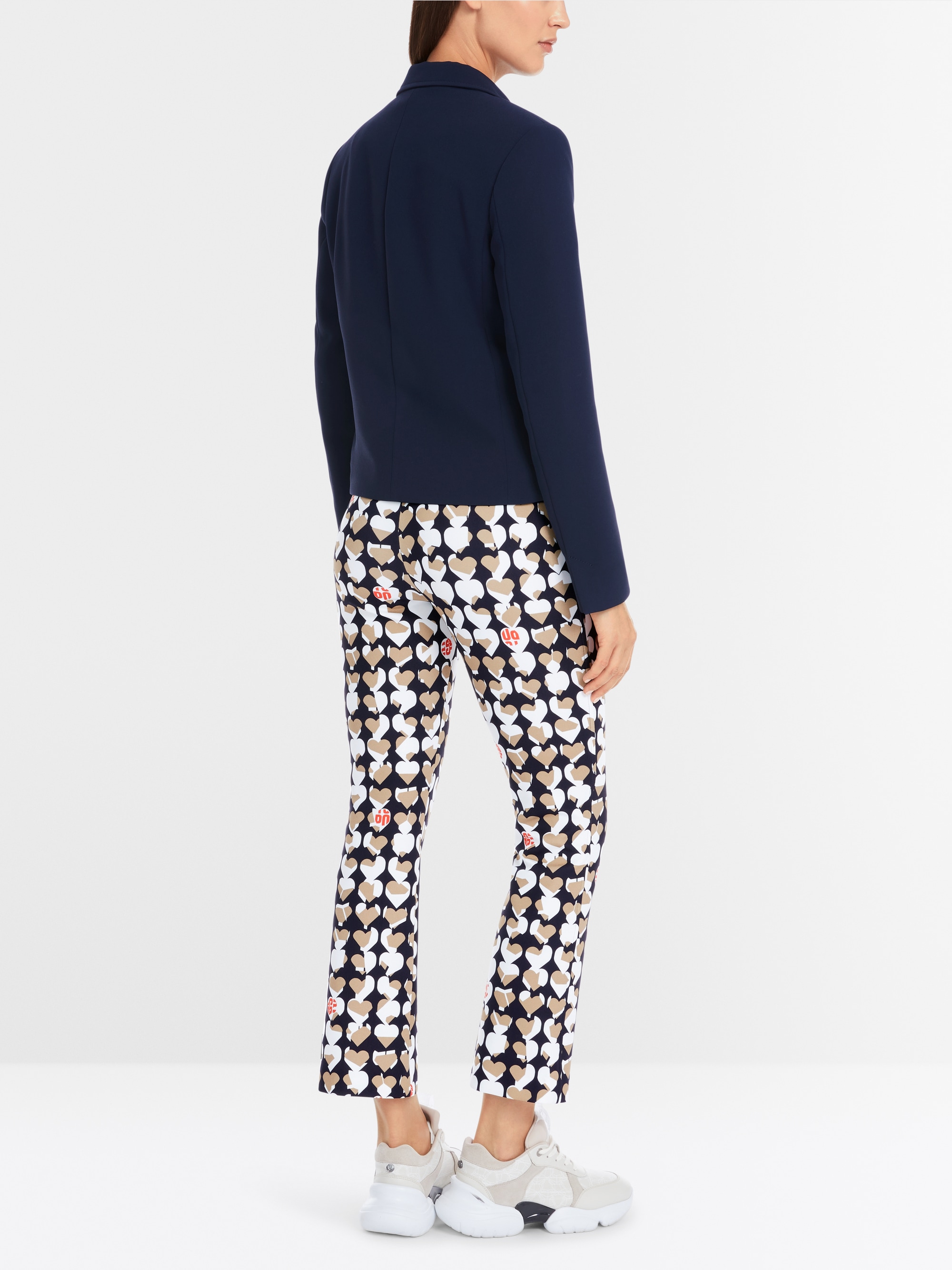 Marc-Cain Solid blazer with patch pockets