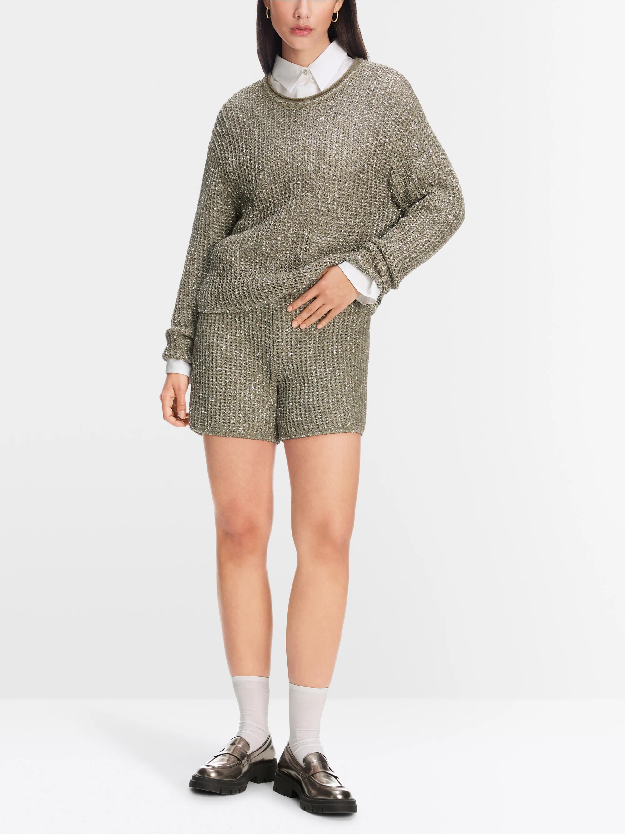 Marc-Cain Airy shorts knitted in Germany