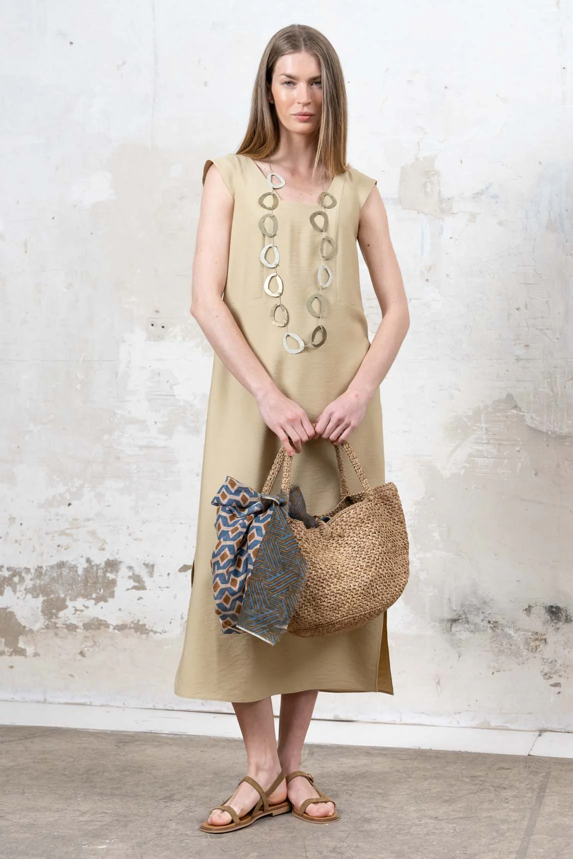 Rivera-spain Vestido Tissi beige