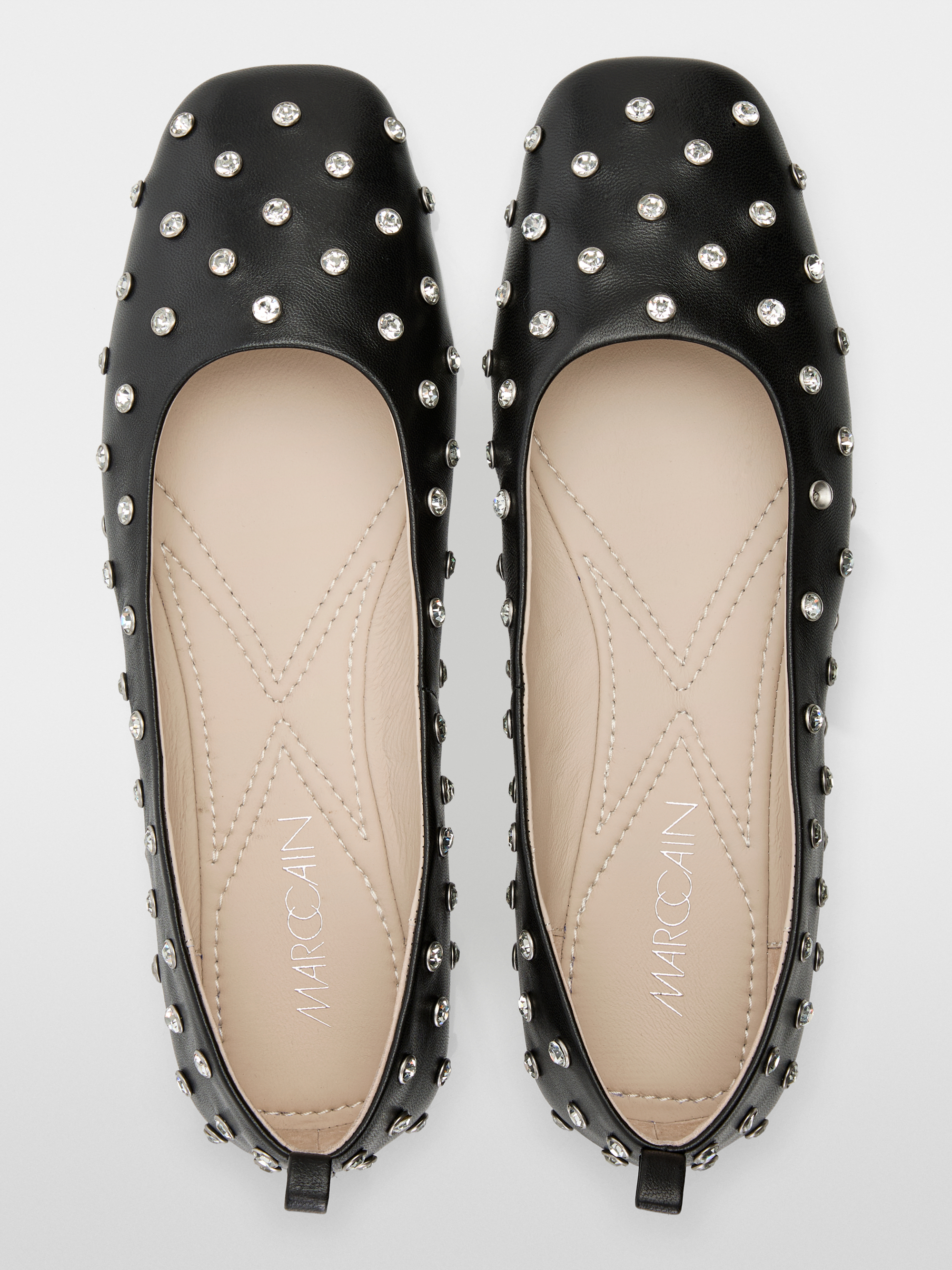 Marc-Cain Soft ballerina flat made of goat nappa