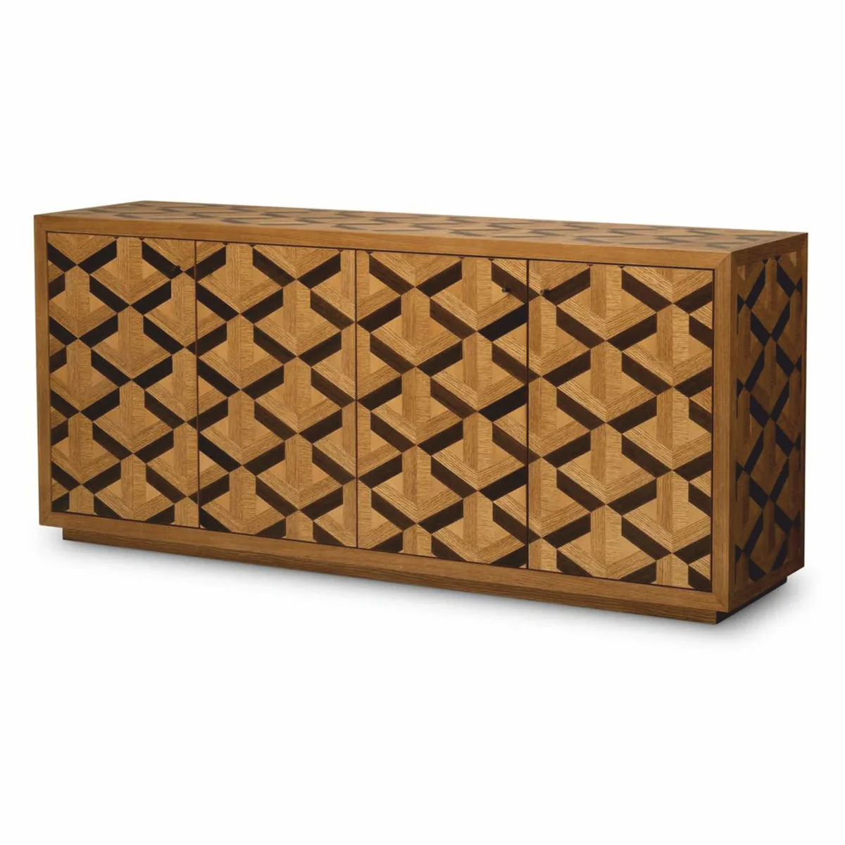 Casa Padrino aparador de lujo con 4 puertas marrón 180 cm - Muebles de lujo para hoteles