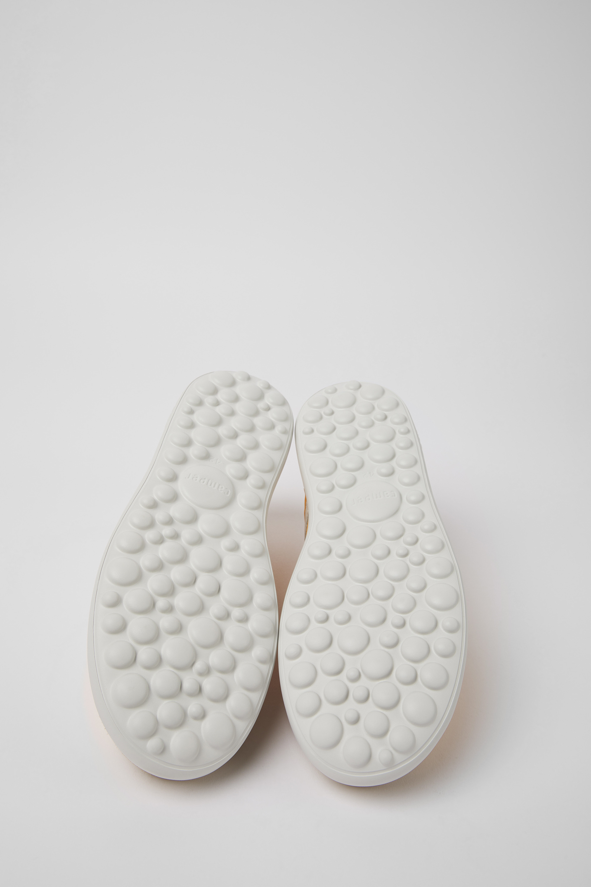 Pelotas XLite - Orange textile and leather sneakers for men