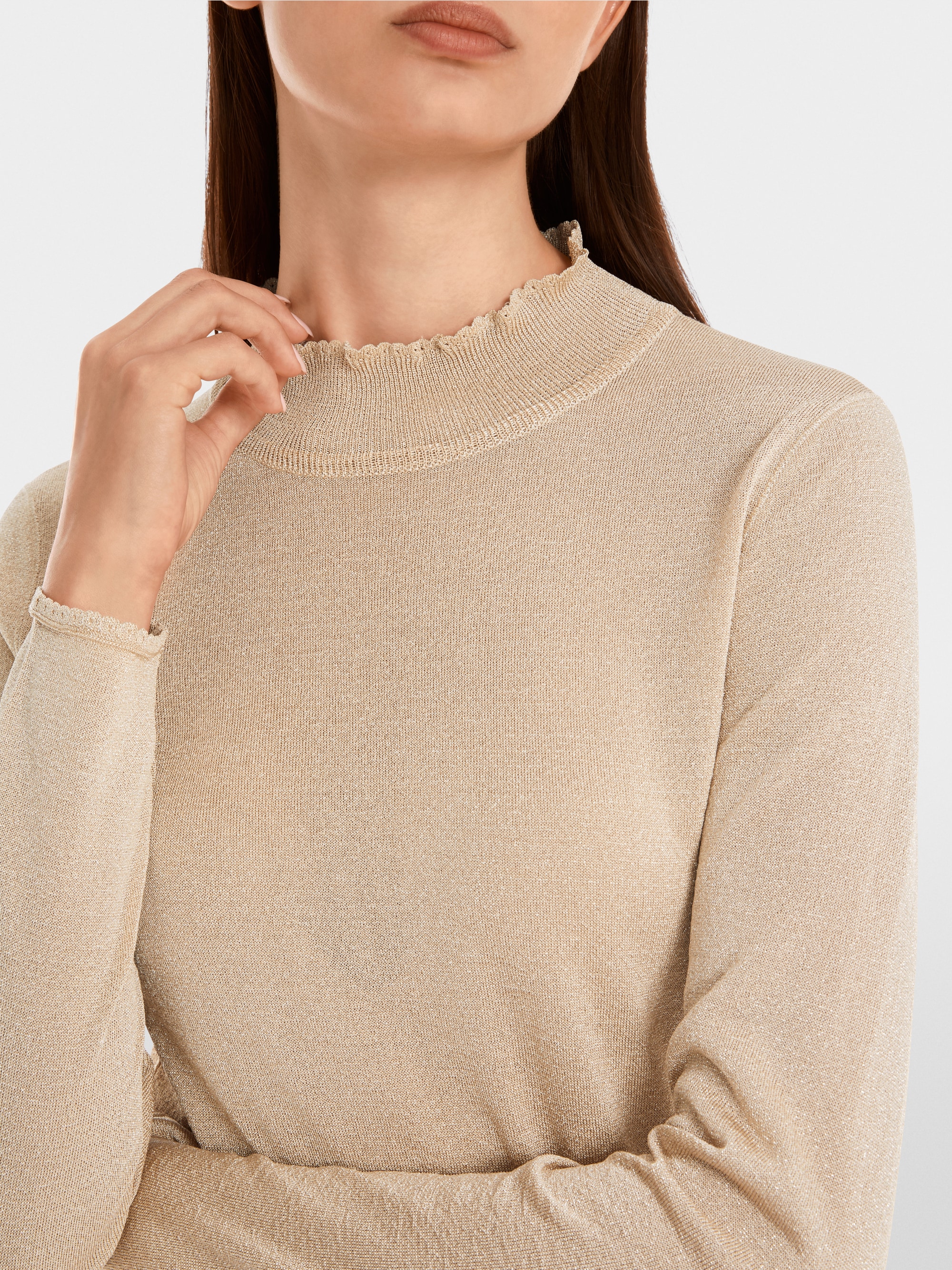 Marc-Cain Jumper with glitter - Knitted in Germany