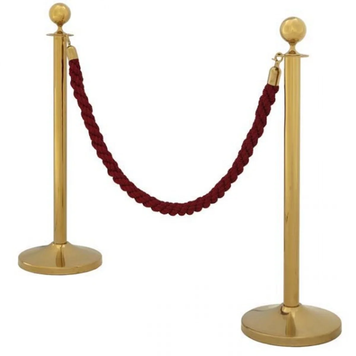 VIP enclosure - Gold / Bordeaux - Hotel / disco / club / Trade - Stanchion Post Set