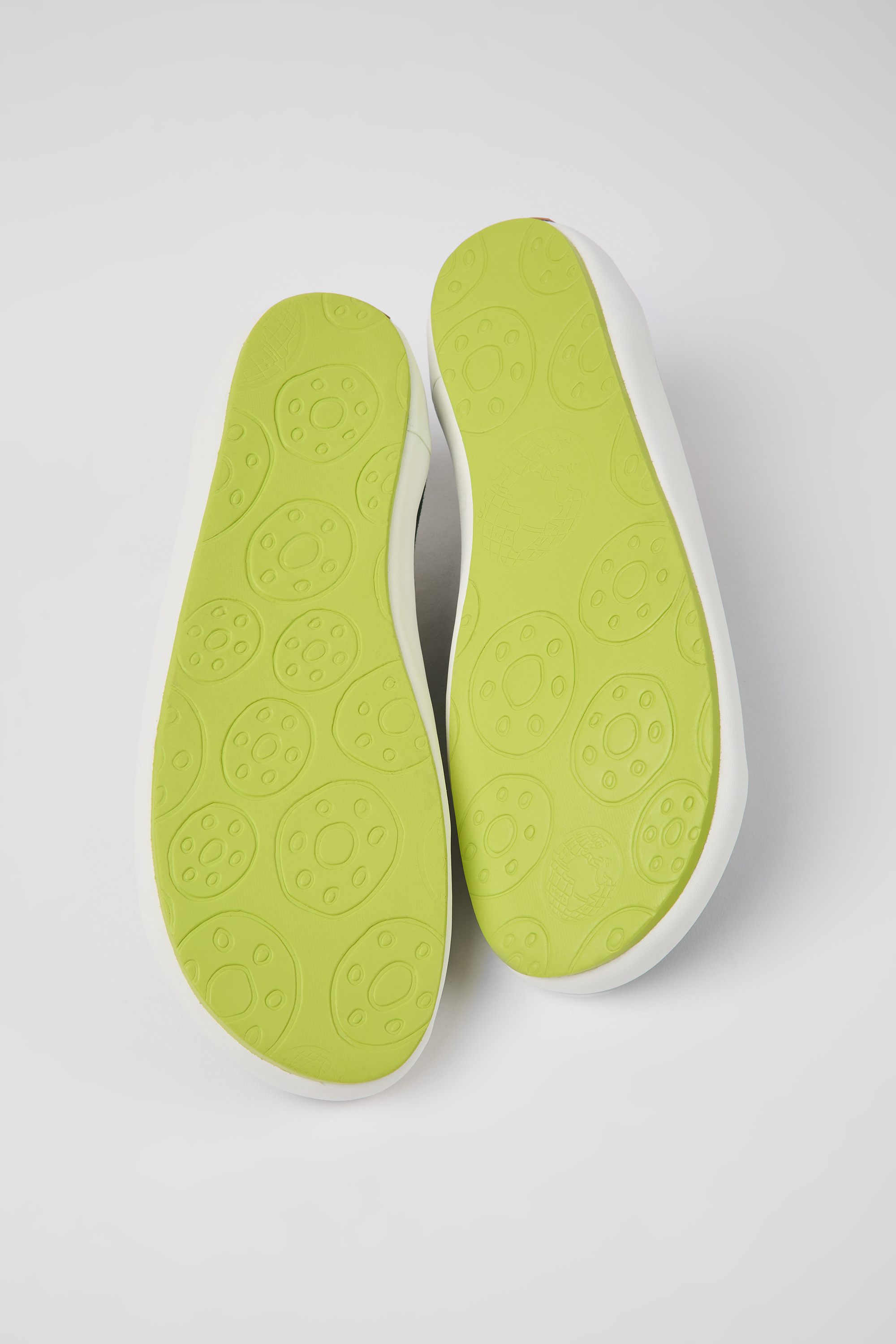 Peu Rambla - Green textile sneakers for men