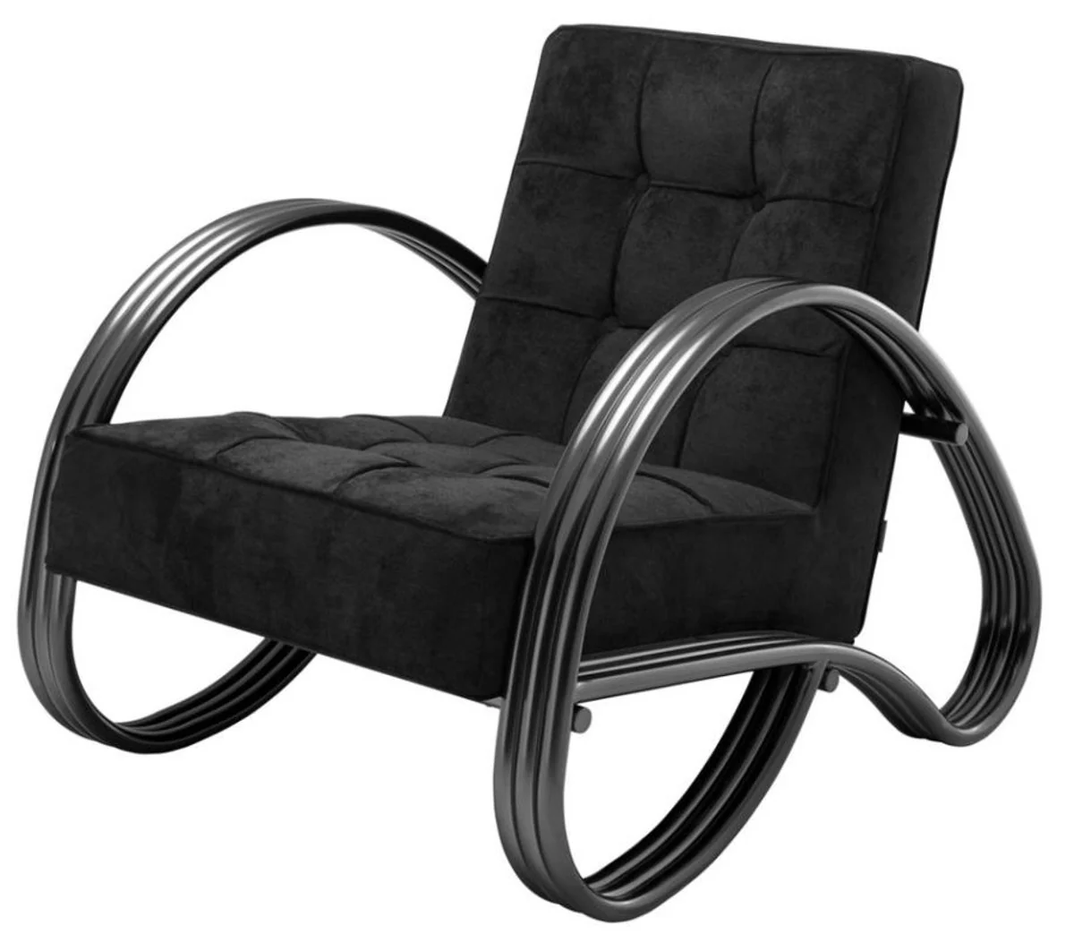 Casa Padrino butaca de lujo de bronce 75 x 98 x H. 78 cm - sillón de diseño