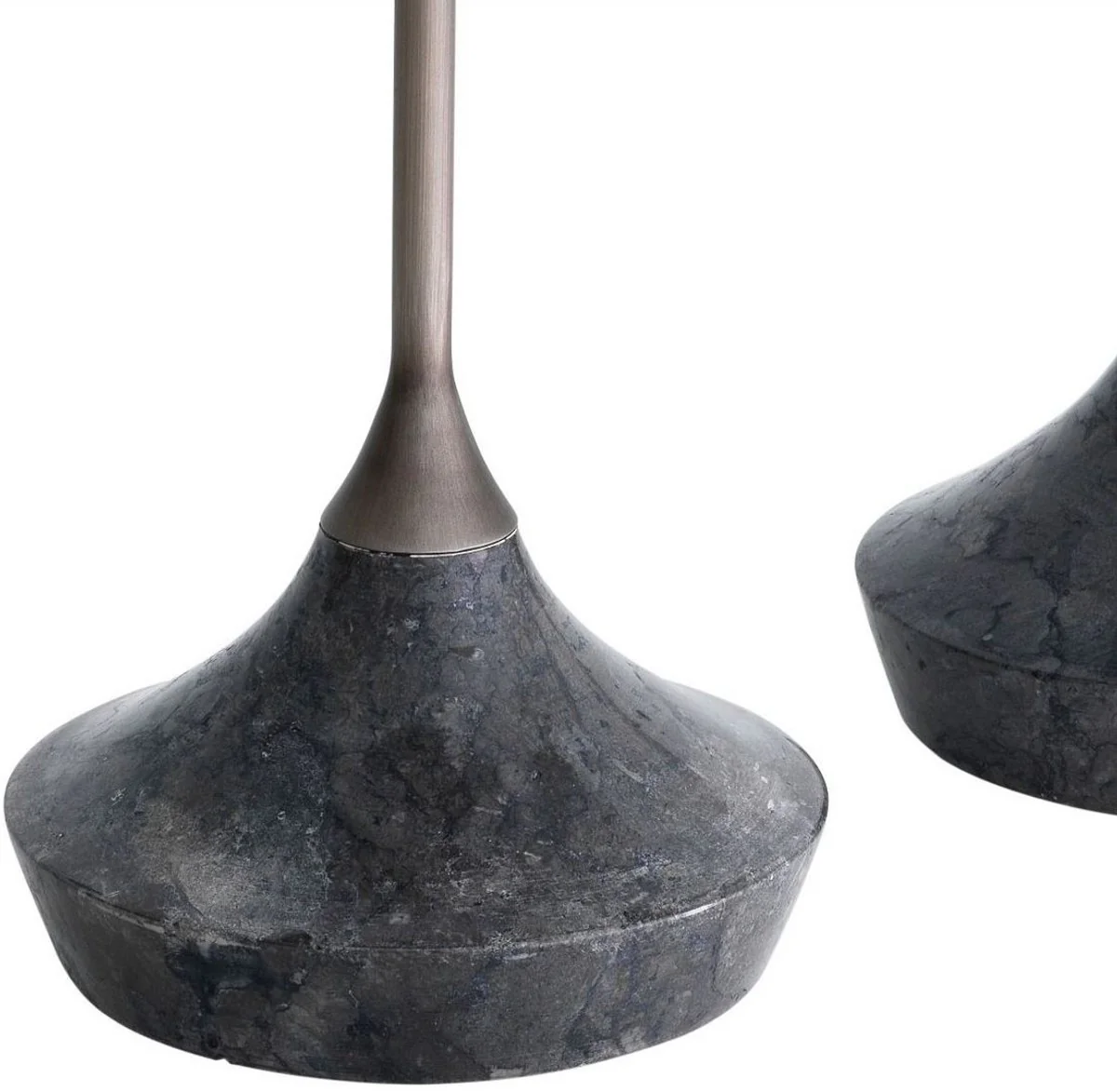 Casa Padrino conjunto de mesa auxiliar de lujo gris / bronce ? 35 cm - Mesas redondas de m¨¢rmol - Muebles de Sal¨®n de Lujo