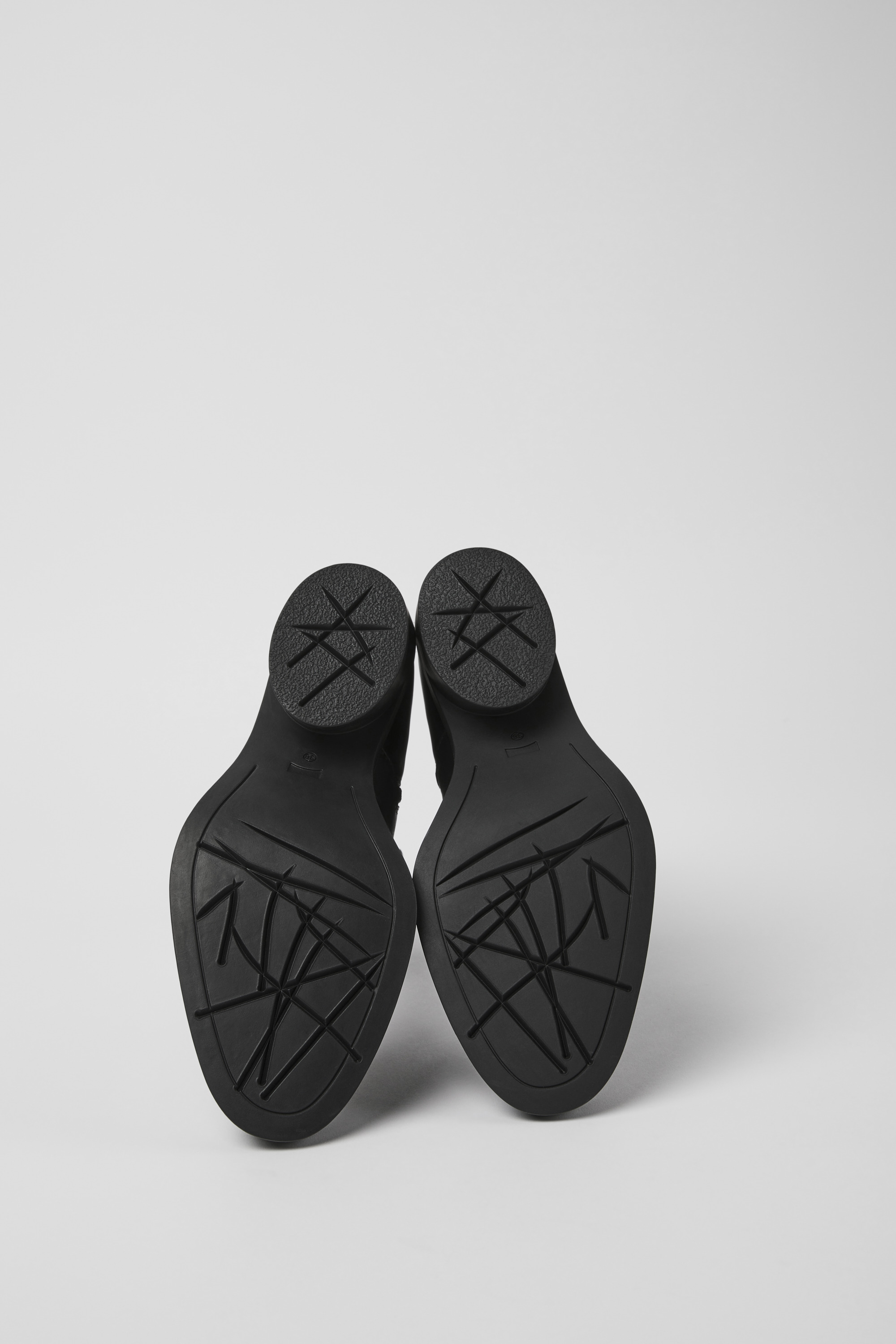 Bonnie - Black leather boots for women