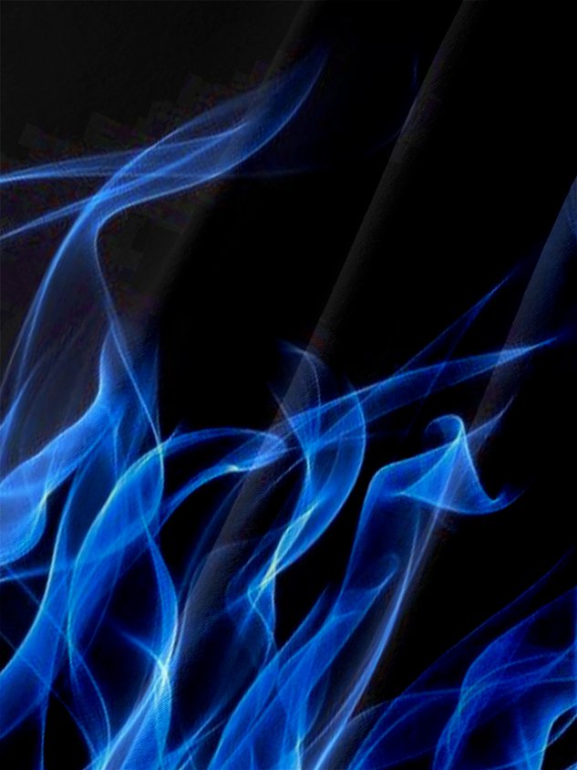 Men's Halloween Fire Print Anti-Wrinkle Moisture Wicking Fabric Fashion Hawaiian Lapel Short Sleeve Shirt