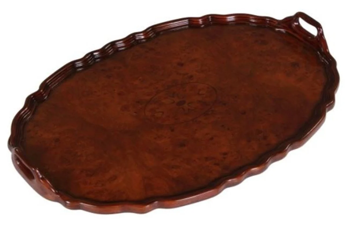 Casa Padrino Bandeja de Caoba Marrón 66,5 x 44,5 x H. 6,2 cm - Accesorios de Comedor de Lujo