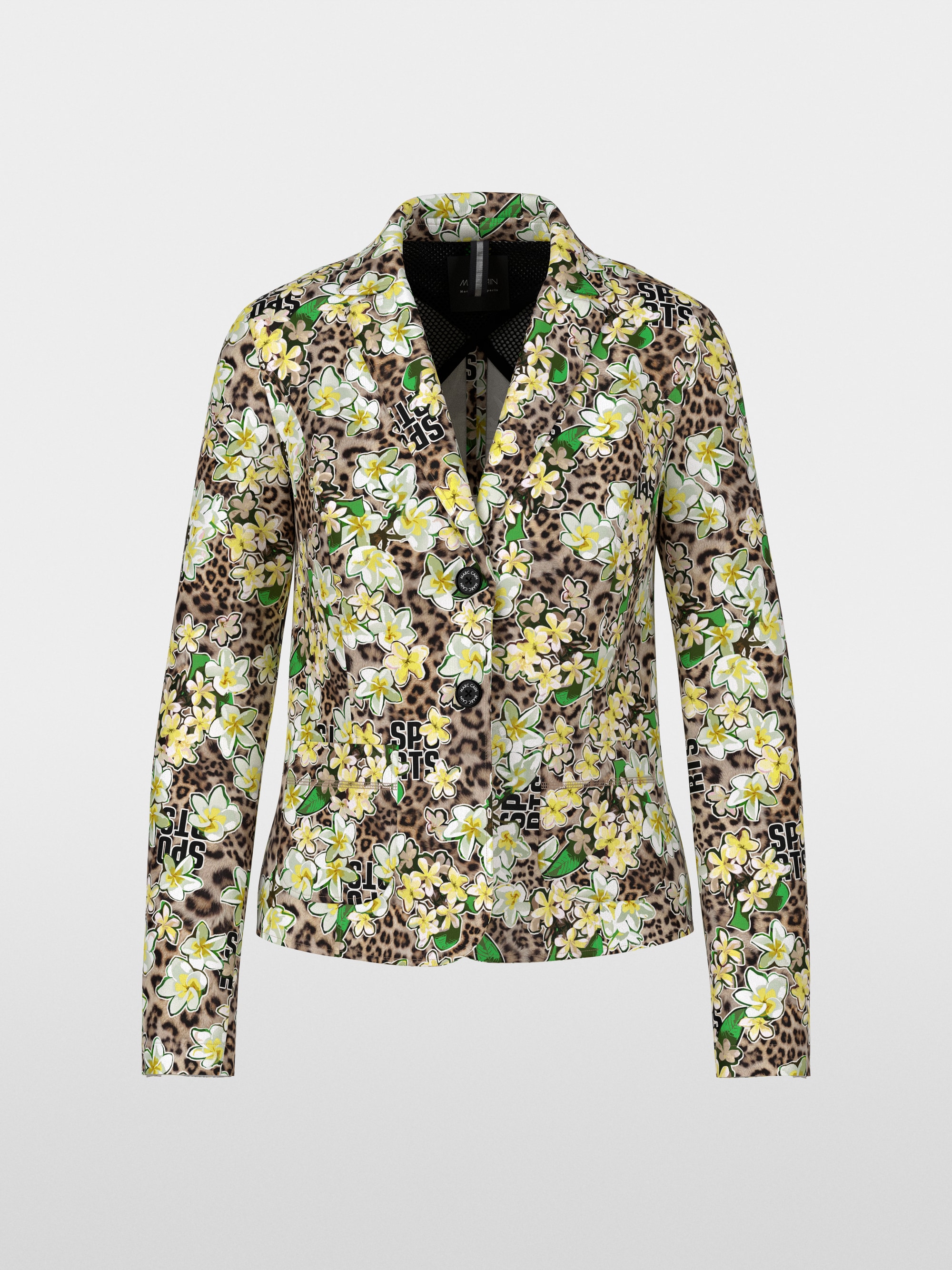 Marc-Cain Fitted blazer in scuba jersey